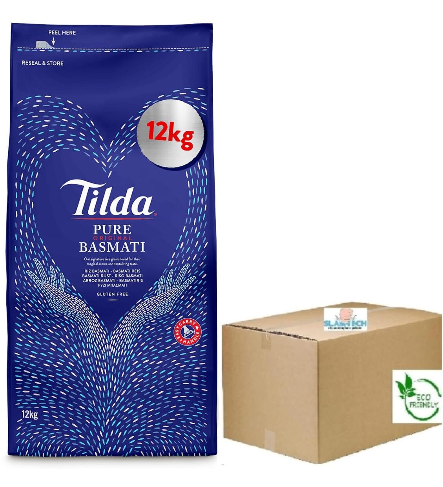 Tilda Pure Basmati Rice 12kg Boxed Slamtech