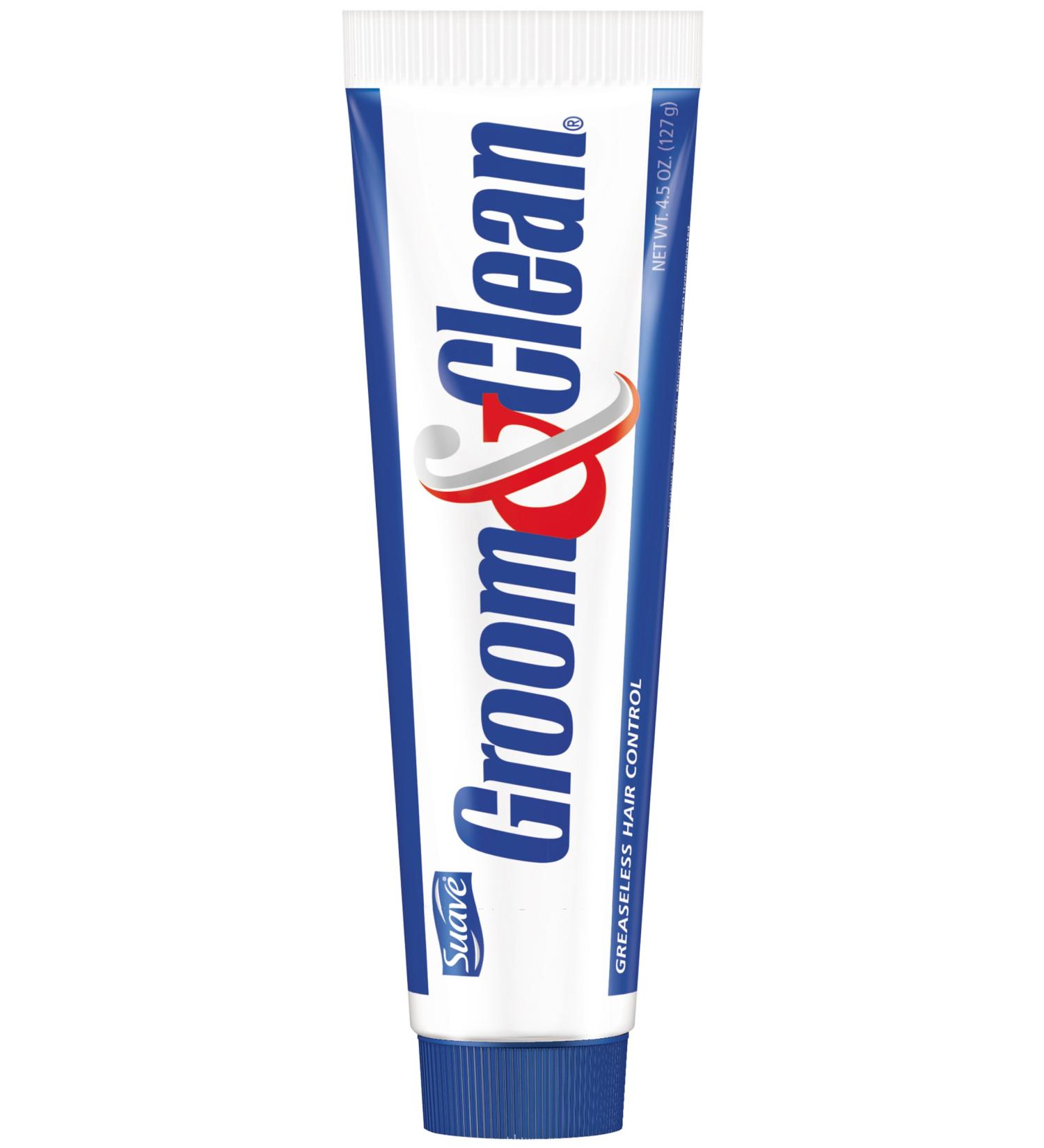 Groom & Clean Greaseless Hair Control 4.5Ounce Tubes (Pack of 6)