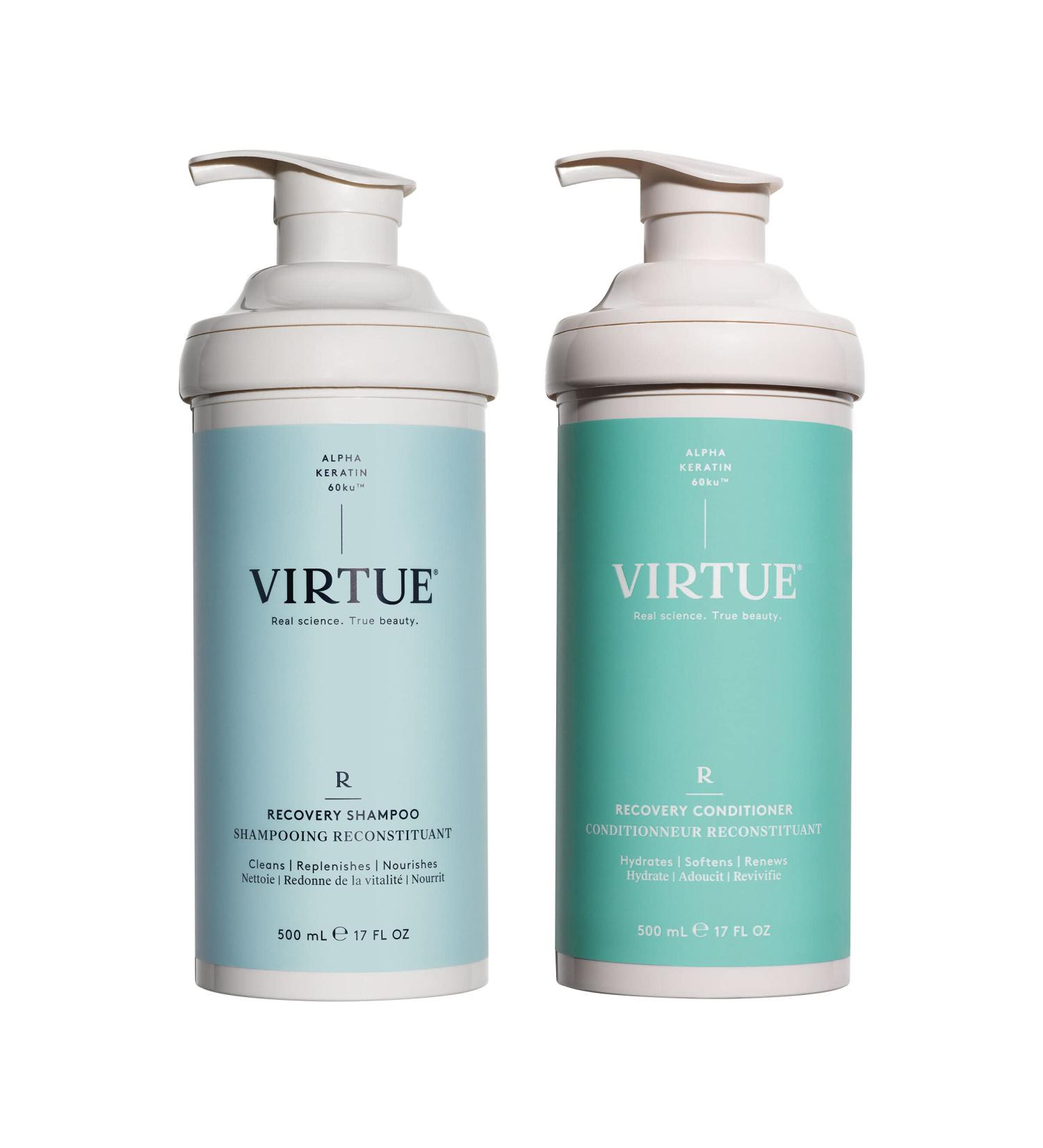 VIRTUE Recovery Shampoo & Conditioner Set - Large 17 oz Size - Buy Online on SooperMarket.com