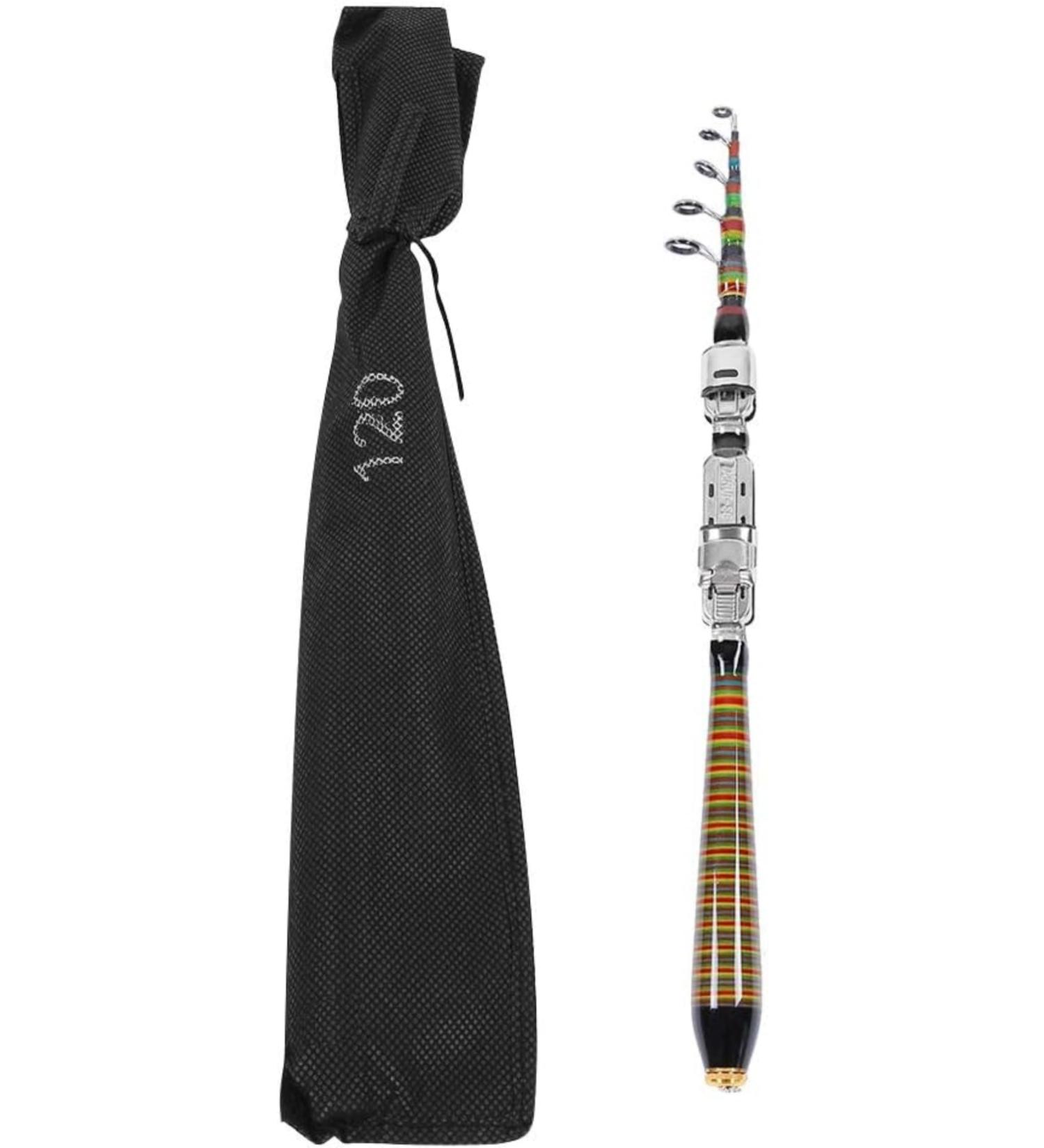 BLLBOO Fishing Rod - Telescopic Carbon Sea Pole | Portable 150cm Spinning Hand Fishing Accessories for Global Shipping - Buy Online on SooperMarket.com