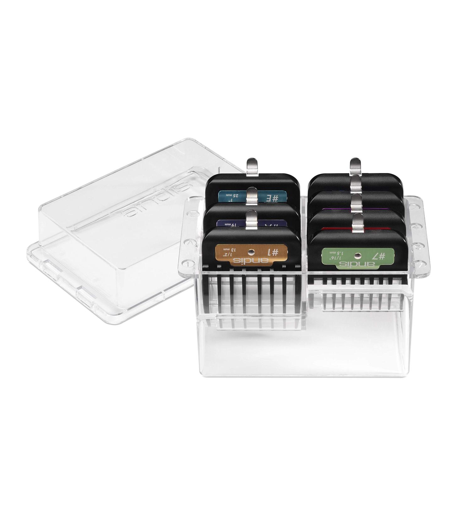 Andis 33655 Premium Clip Animal Comb Set - 7 Color Coded Combs for Ultra Edge & Ceramic Blades - Buy Online on SooperMarket.com