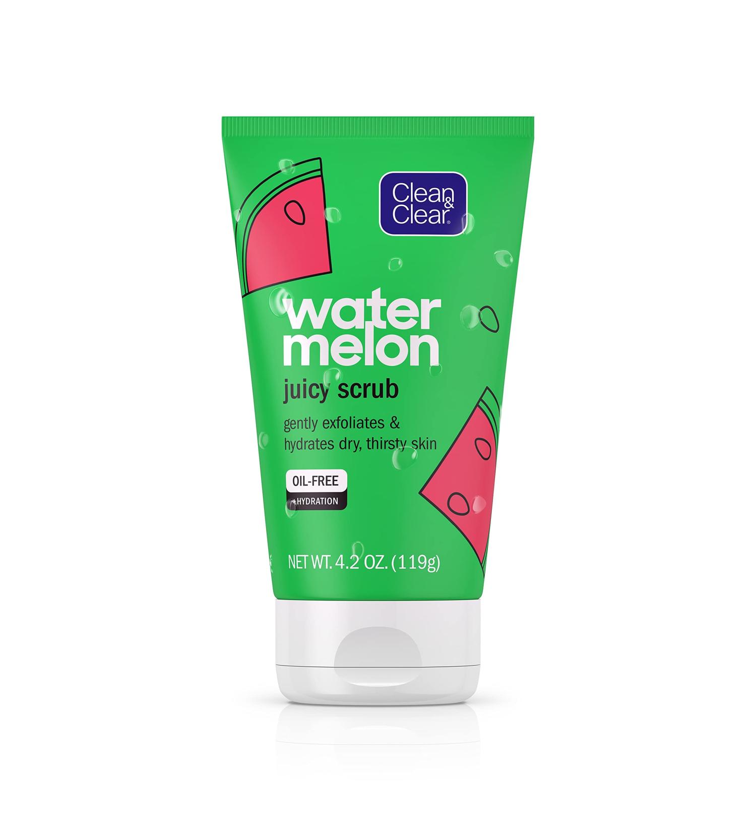 Clean & Clear Watermelon Juicy Scrub - Refreshing Exfoliating Face Scrub 4.2 oz - Buy Online on SooperMarket.com