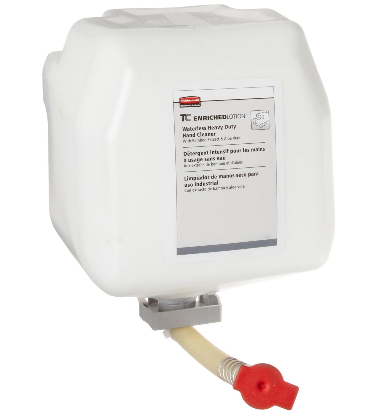 Rubbermaid Commercial 1780881 Enriched Professional Waterless Heavy-Duty Hand Cleaner Lotion 2-liter