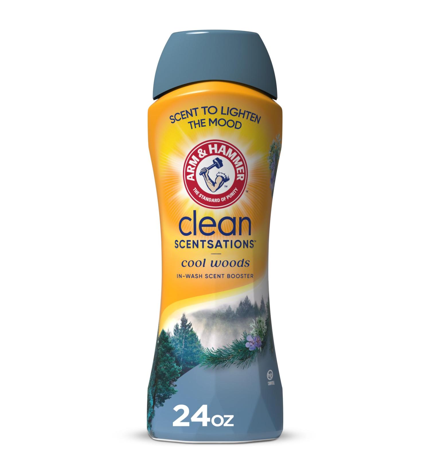 Shop Arm & Hammer In-Wash Scent Booster - Cool Woods 24oz | Enhance Your Laundry with Long-Lasting Freshness | International Shipping Available - Buy Online on SooperMarket.com