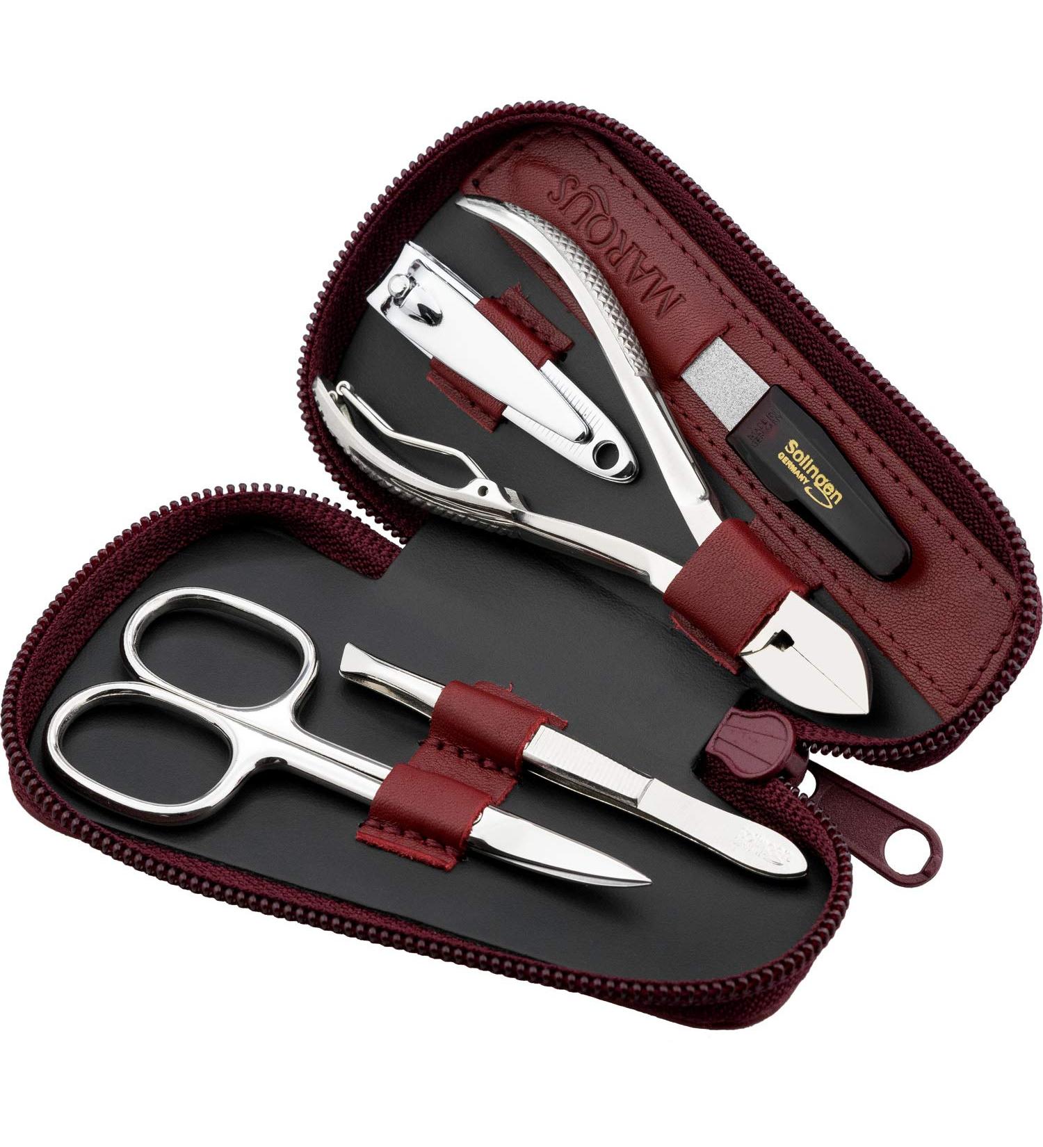 Marqus Nail Set for Men & Women - Premium 5-Piece Manicure Kit from Solingen | Travel-Friendly Nail Essentials - Buy Online on SooperMarket.com