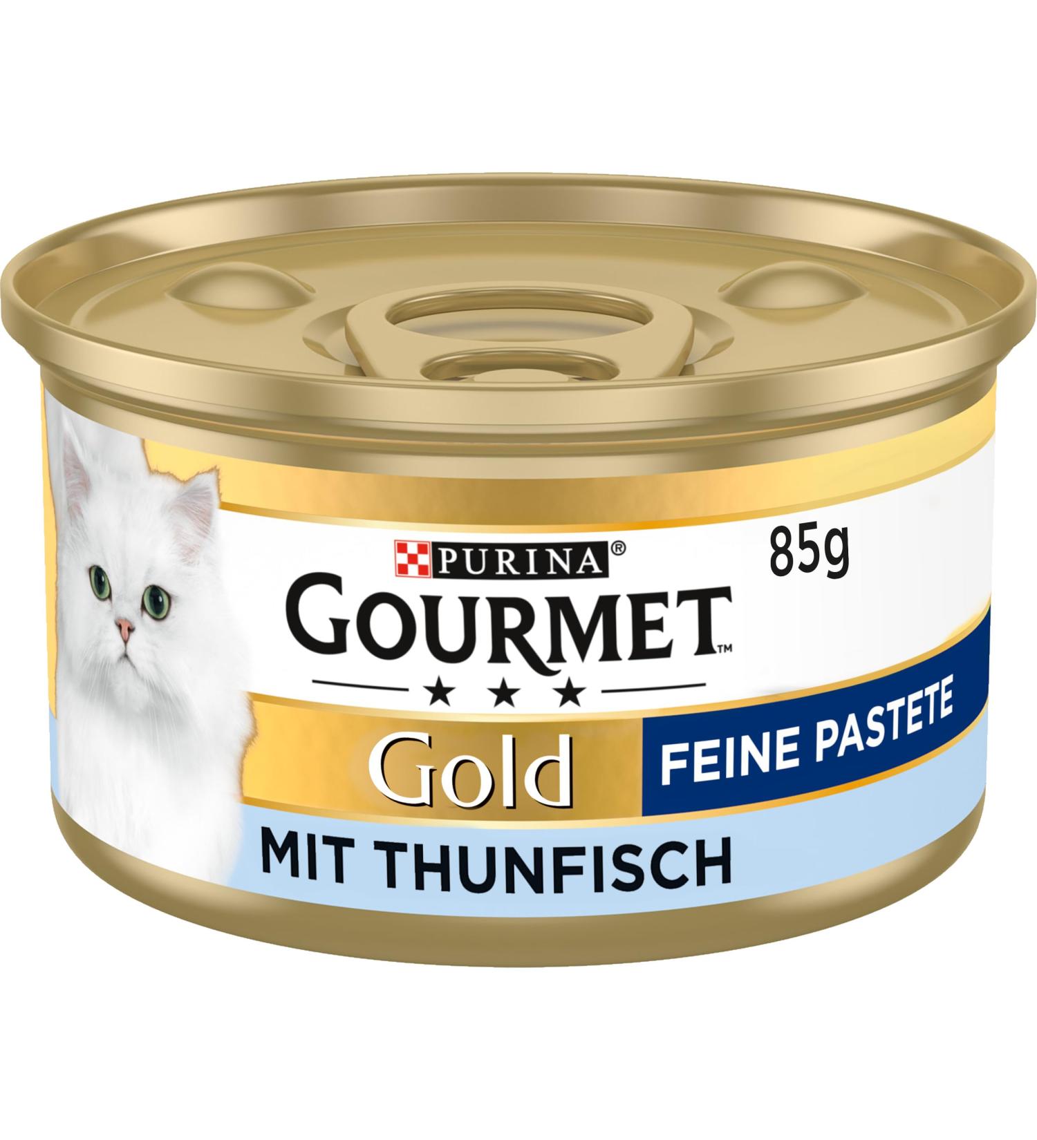Gourmet PURINA GOURMET Gold Fine Pate Wet Cat Food with Tuna - 12-Pack (12 x 85g) | Premium International Shipping - Buy Online on SooperMarket.com