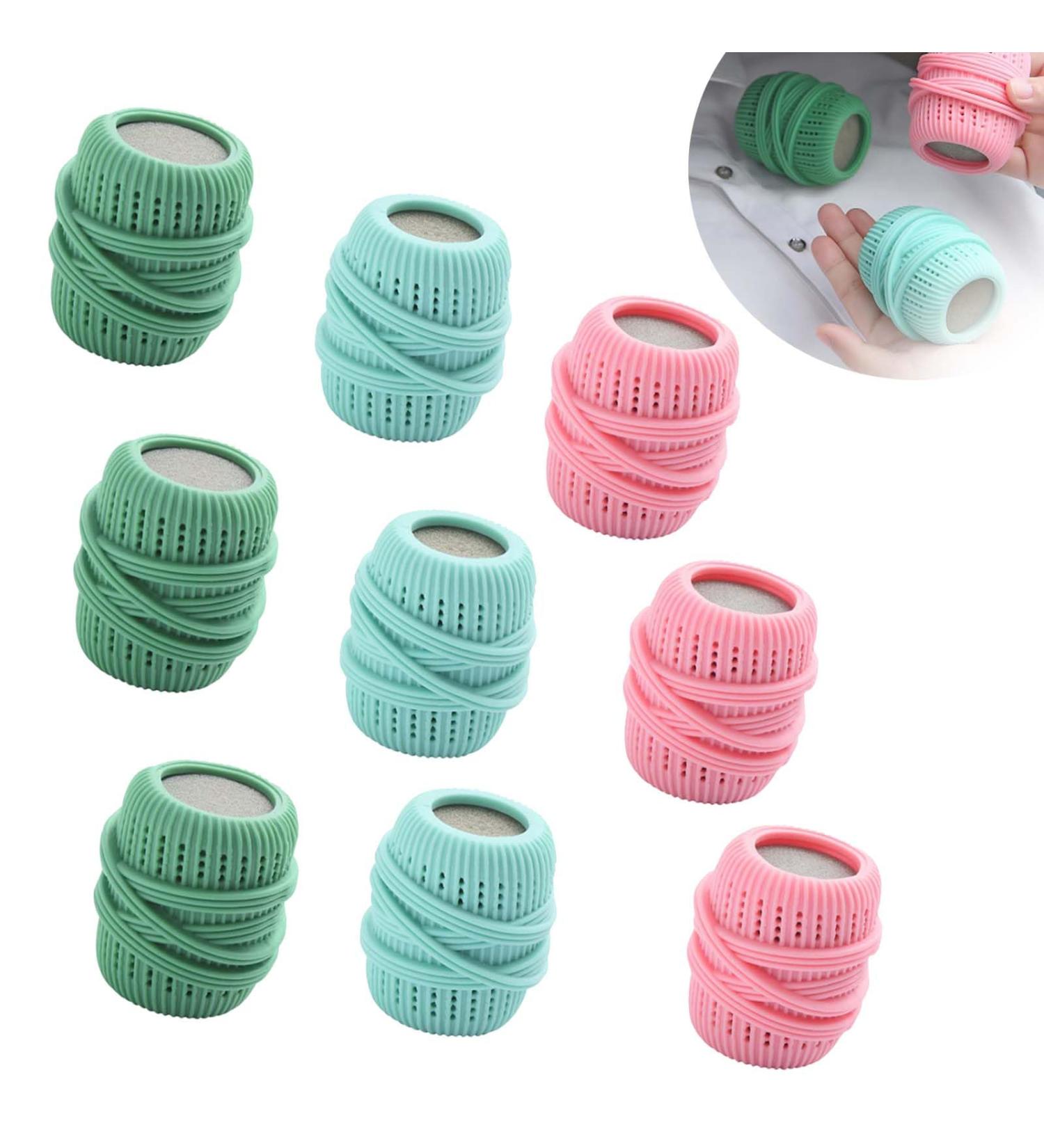 GeRRiT Ball Dispenser for Fabric Softener Removal and Reusable Dryer Balls Fabric Softener Dispenser for Washer Fabric Softener Ball Dispenser Reusable Dryer Balls (9Pcs One Size) - Buy Online on SooperMarket.com