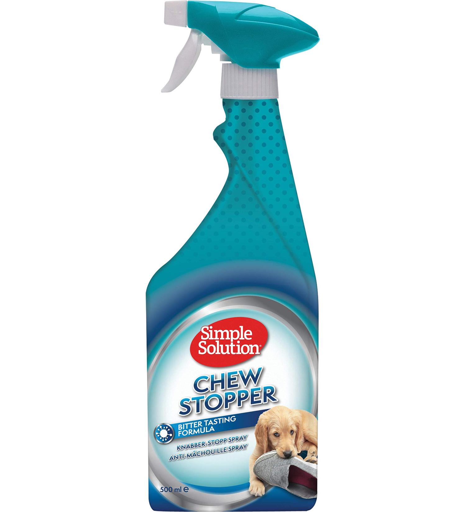 Simple Solution Chew Stopper | Deterrent for Puppy Training to Discourage Licking and Chewing - 500ml - Buy Online on SooperMarket.com
