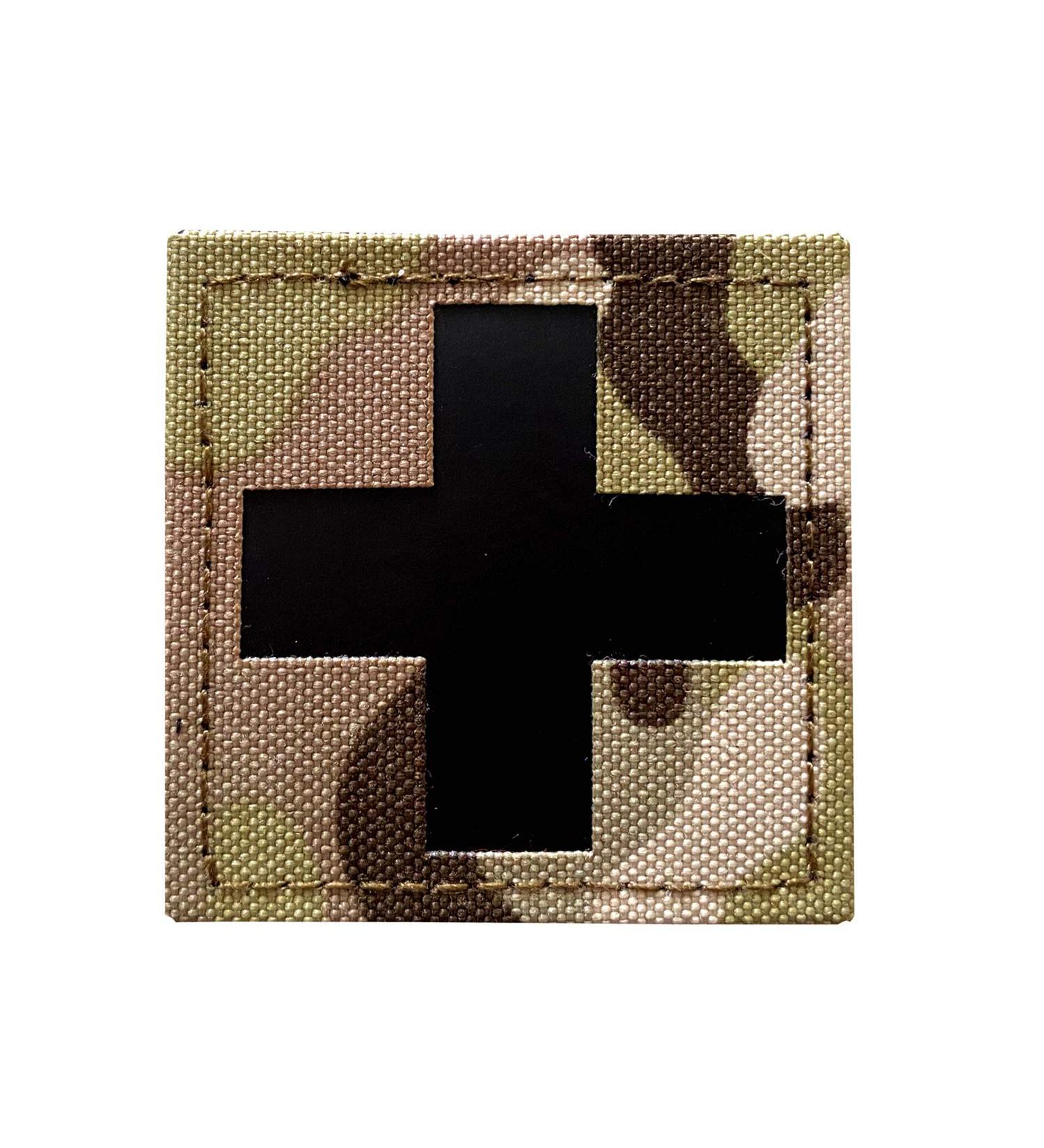 Infrared Reflective Multicam MED Medical Tactical Patch 2x2 inch - EMS EMT Fastener - Buy Online on SooperMarket.com