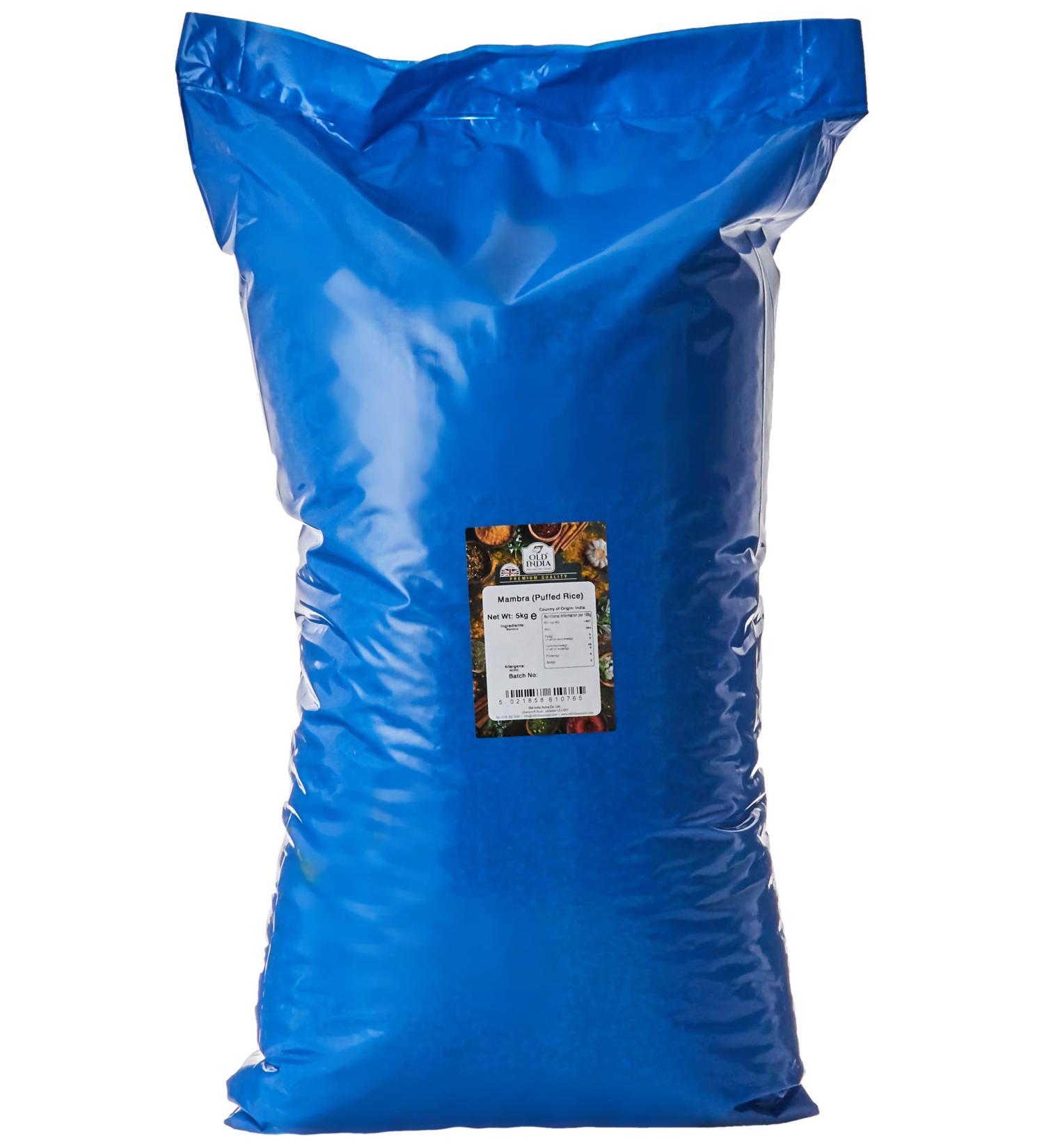 Old India Mambra Puffed Rice 5kg - High-Quality Indian Snack - Buy Online on SooperMarket.com