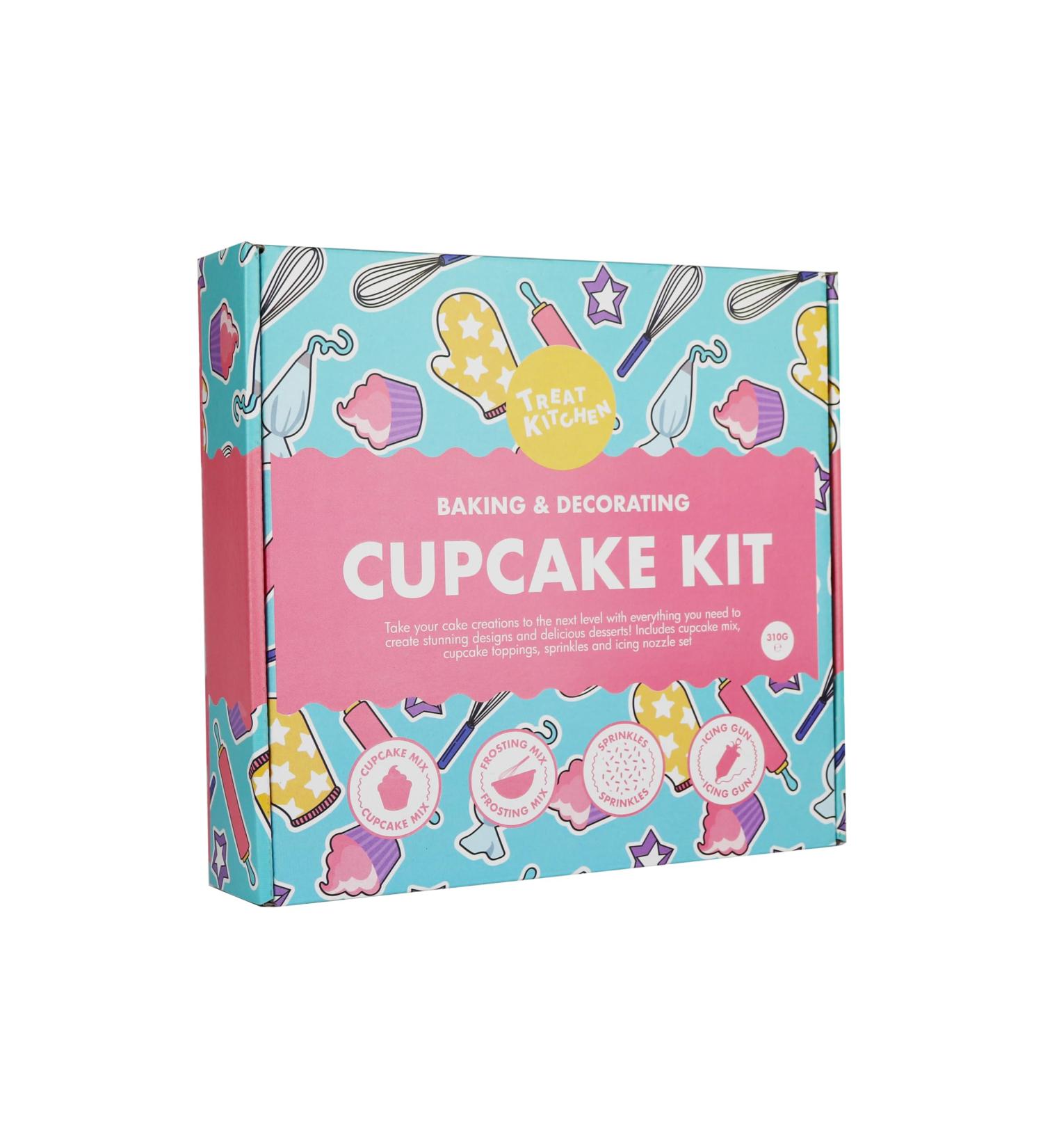 Baking And Decorating Letterbox Cupcake Making Kit Fun family activity perfect Valentines and Mothers day Gift 520g - Treat Kitchen - Buy Online on SooperMarket.com