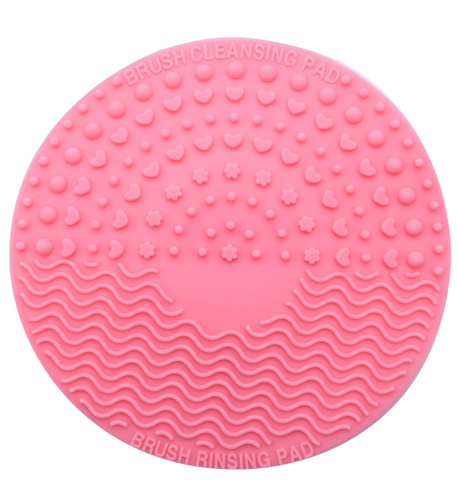 TsoLay Silicone Makeup Brush Cleansing Pad Palette Brush Cleaner Cleaning Mat Washing Scrubber Pad Cosmetic Make Up Cleaner Tools Pink - Buy Online on SooperMarket.com