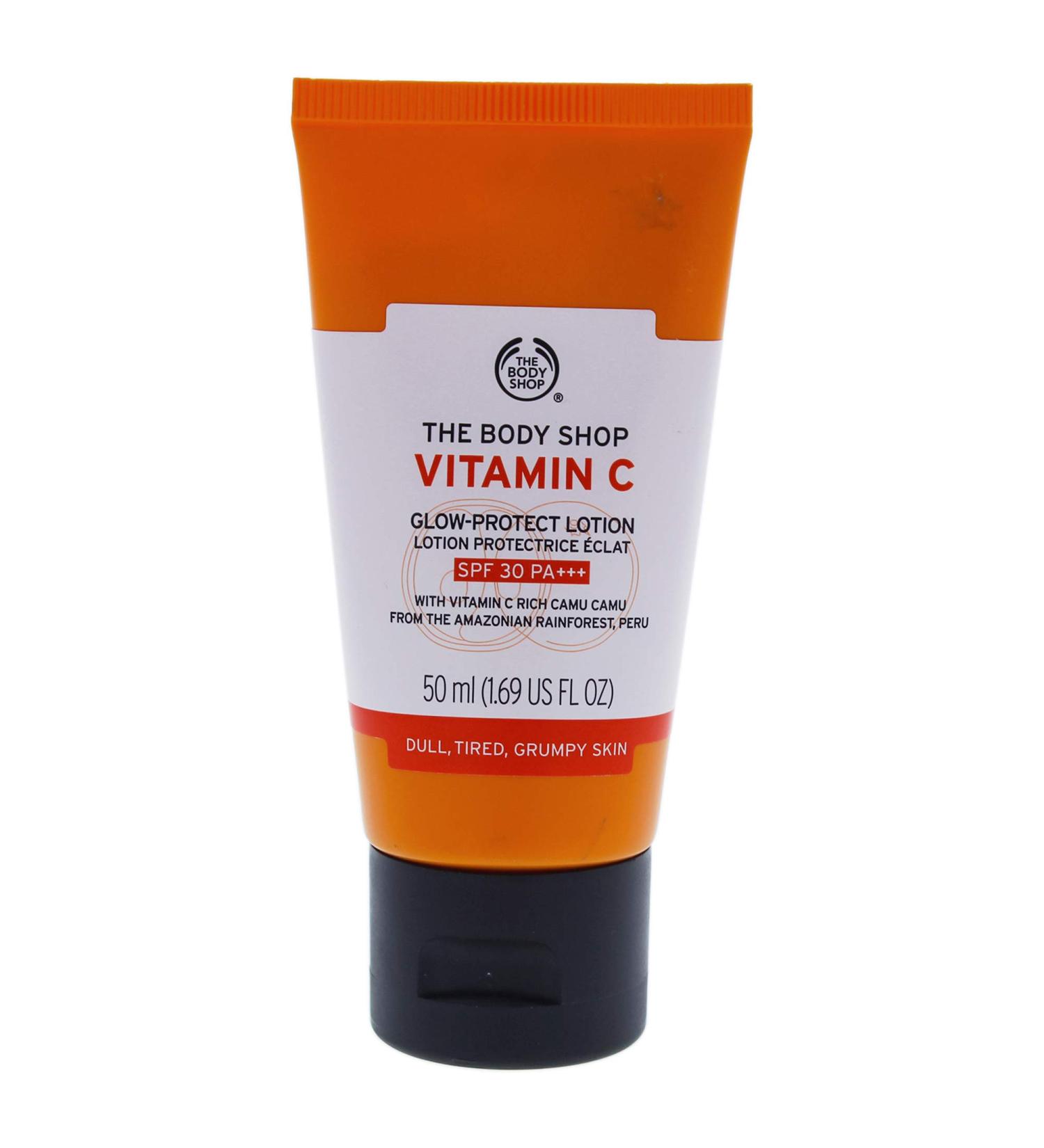 The Body Shop Vitamin C Glow-Protect Lotion SPF 30 - 1.69 Oz Unisex Lotion - Buy Online on SooperMarket.com