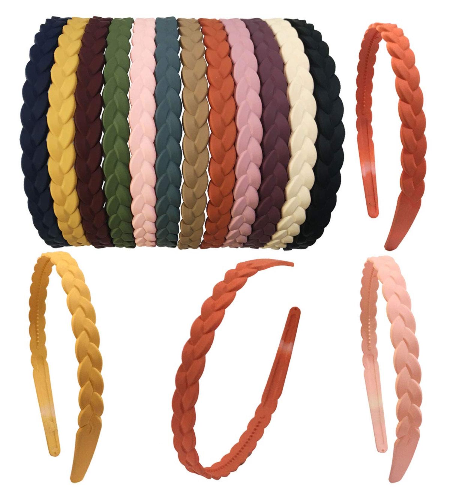 12 Fashion Hairbands with Teeth for Women | 15mm Plastic Headbands for Girls & Children - Stylish & Durable - Buy Online on SooperMarket.com