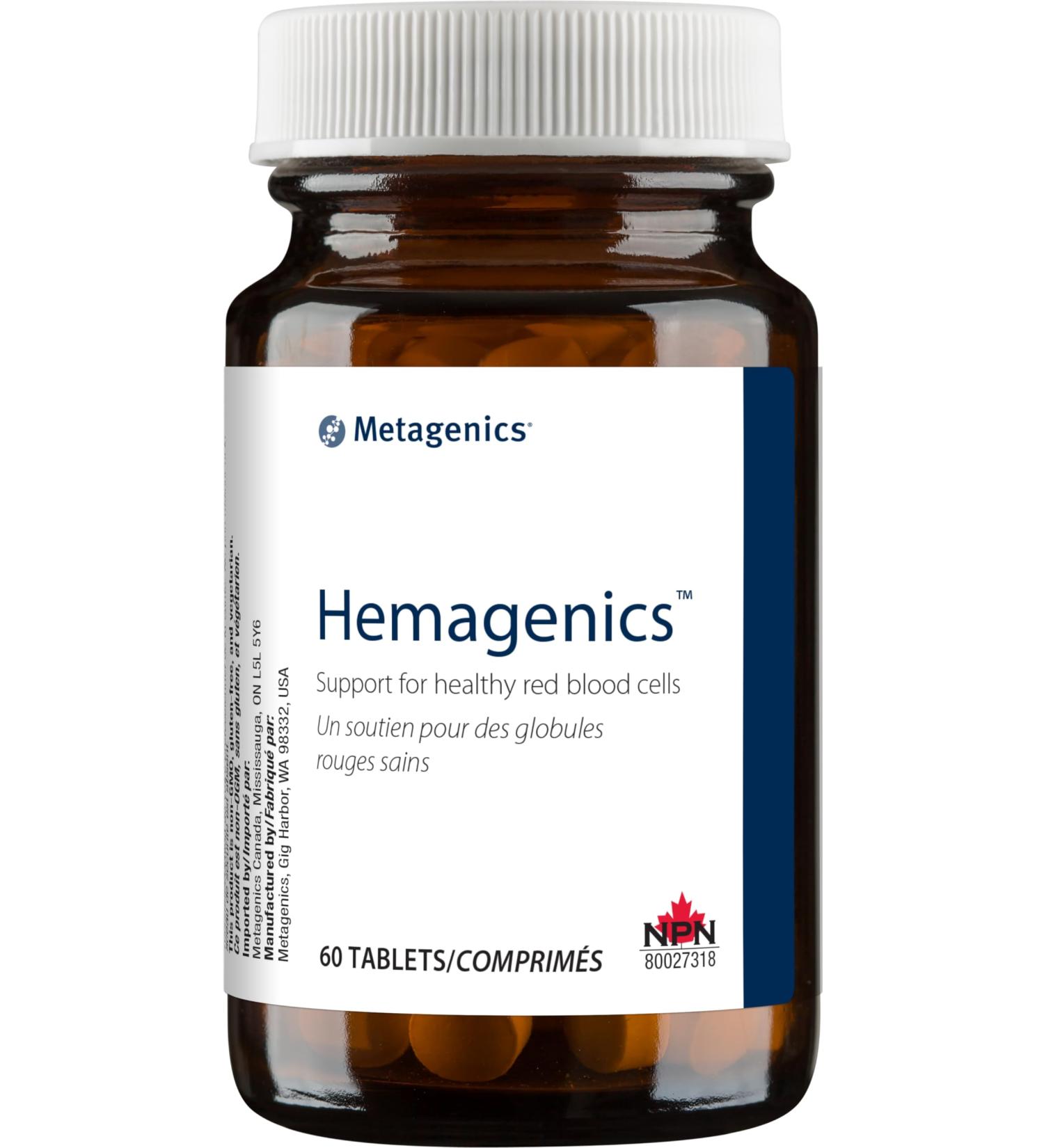 Metagenics Hemagenics 60 Tablets - Buy Online on SooperMarket.com