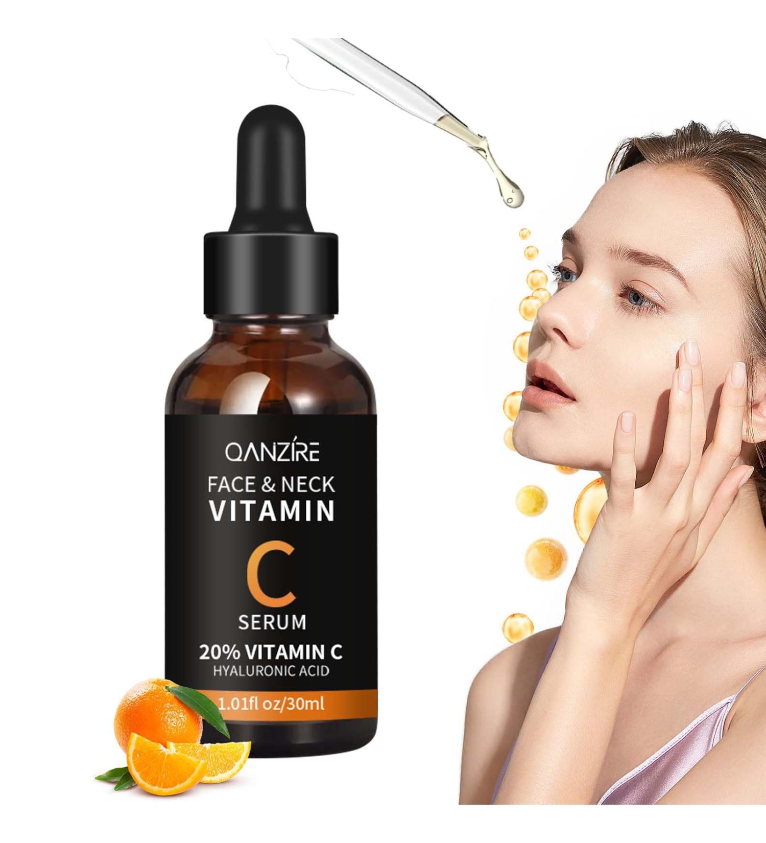 Tongyend Vitamin C Face Serum 20% Vitamin C Serum for Face Organic Vitamin C Anti Aging Serum for Face Collagen Serum for Face Fades Dark Spot Boost Skin Collagen Hydrate & Brighten - Buy Online on SooperMarket.com
