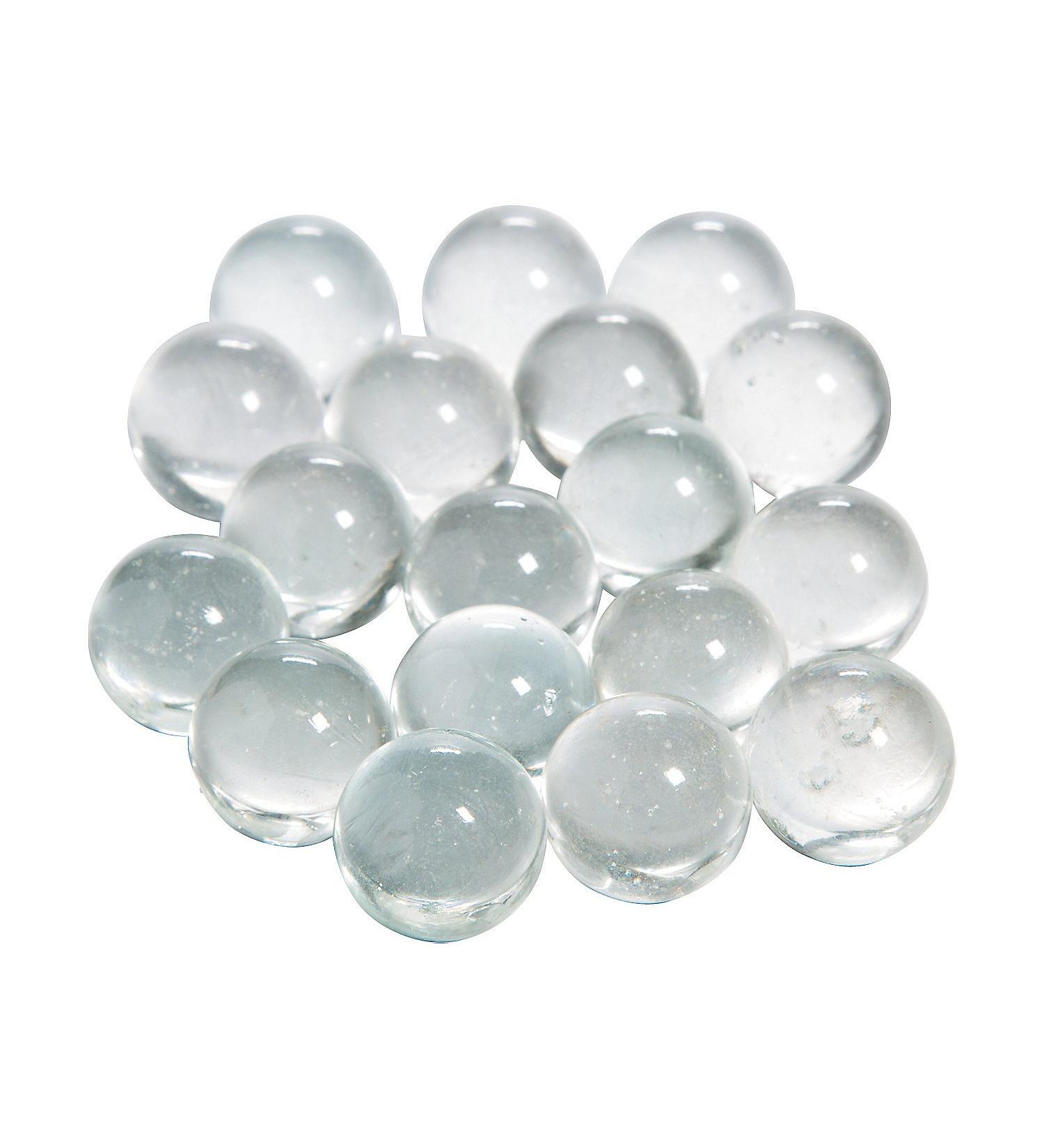 Galashield Clear Glass Marbles for Vases - 500 Pieces | Bulk Round Decorative Marbles - Buy Online on SooperMarket.com