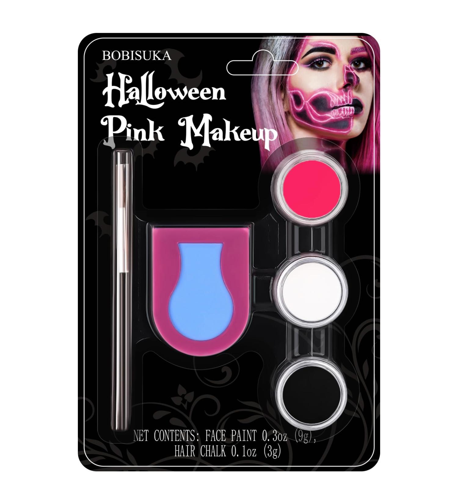 Ultimate Halloween Makeup Kit | Tri-Color Face Paint Hair Chalk & Neon Body Paint for SFX & Cosplay - Buy Online on SooperMarket.com