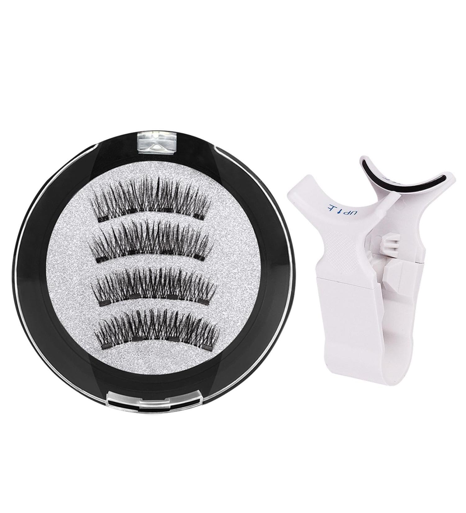 Virtcooy Magnetic Lashes Kit Women False Eyelashes | With Clip Natural Look Magnetic Lashes Magnetic Fake Lashes For Easy Application - Buy Online on SooperMarket.com