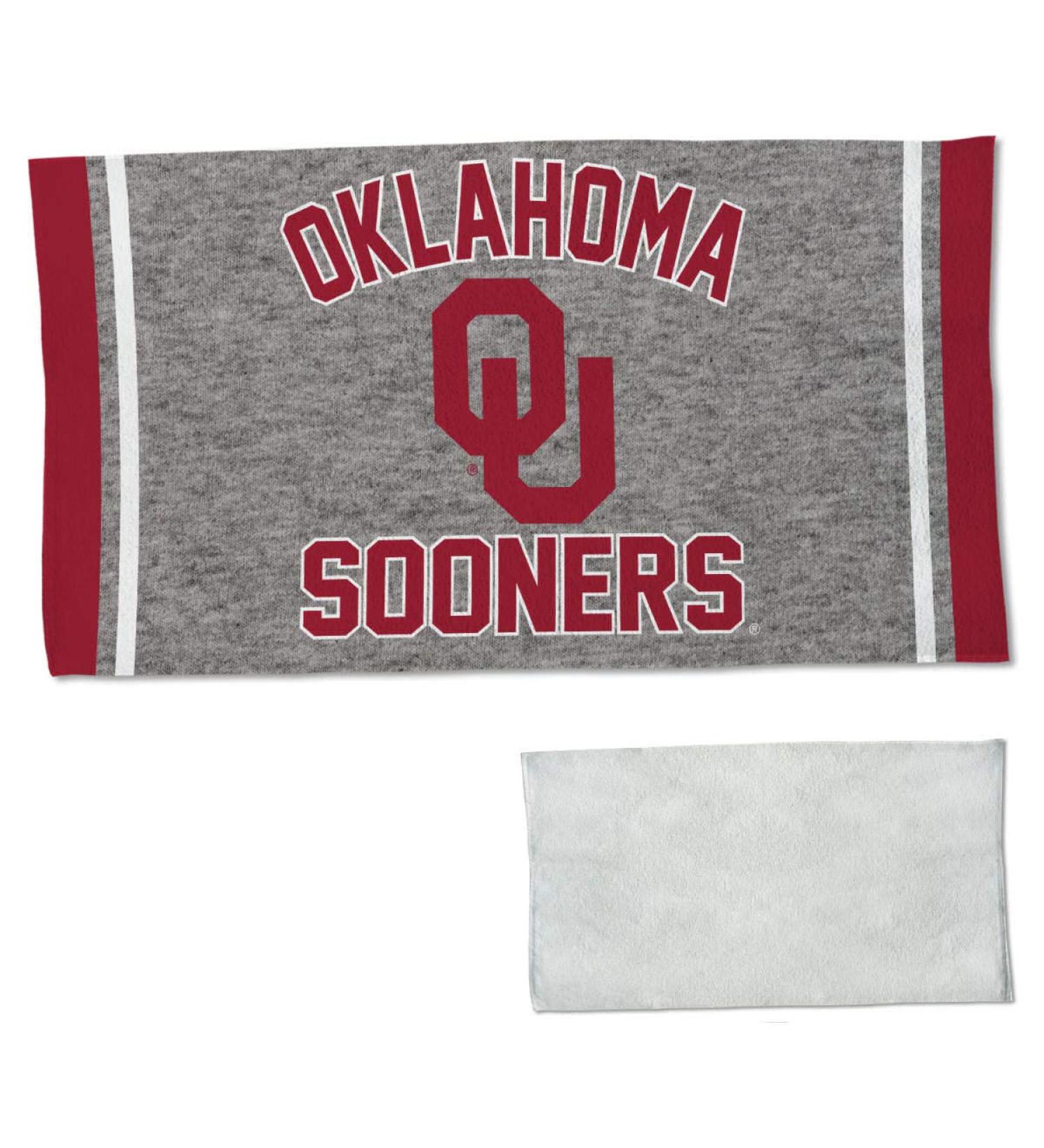 McArthur Oklahoma Sooners Workout Towel - Official Exercise Gear - Buy Online on SooperMarket.com