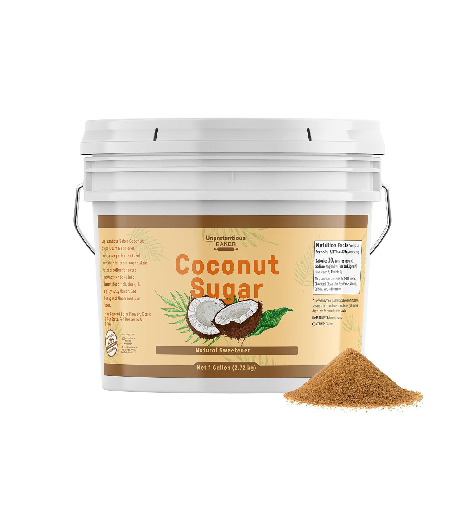 Organic Coconut Sugar - Premium Quality (1 Gallon) | Buy Online - Buy Online on SooperMarket.com