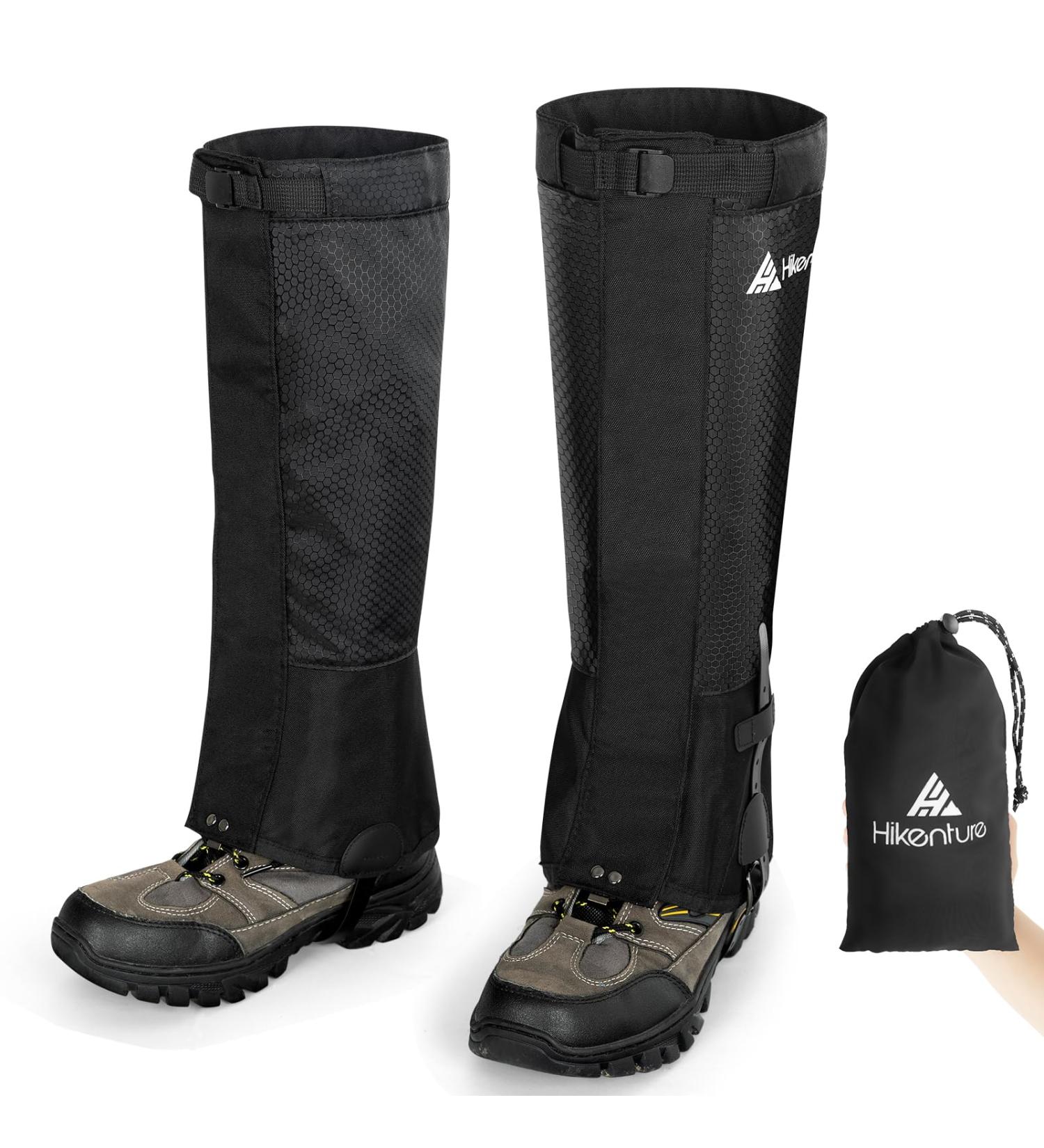 Buy Hikenture Waterproof Gaiters for Men & Women - Perfect for Hiking Outdoor and Snow Protection - Buy Online on SooperMarket.com
