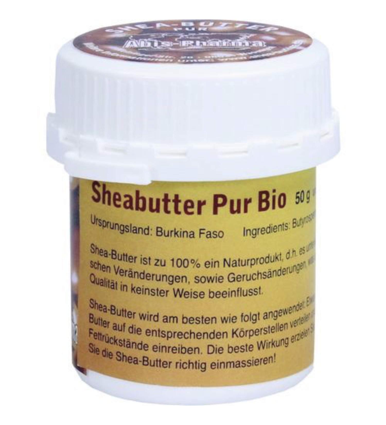 Abis-Pharma Organic Shea Butter 50g - Pure Unrefined Vegan Fair Trade from Burkina Faso - Buy Online on SooperMarket.com