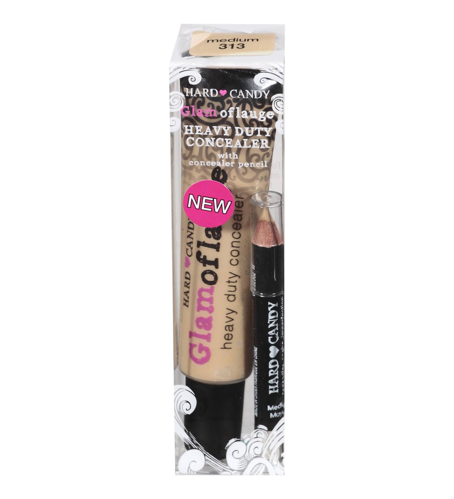 Hard Candy Glamoflauge Heavy Duty Concealer with Pencil - Medium 313 - Buy Online on SooperMarket.com