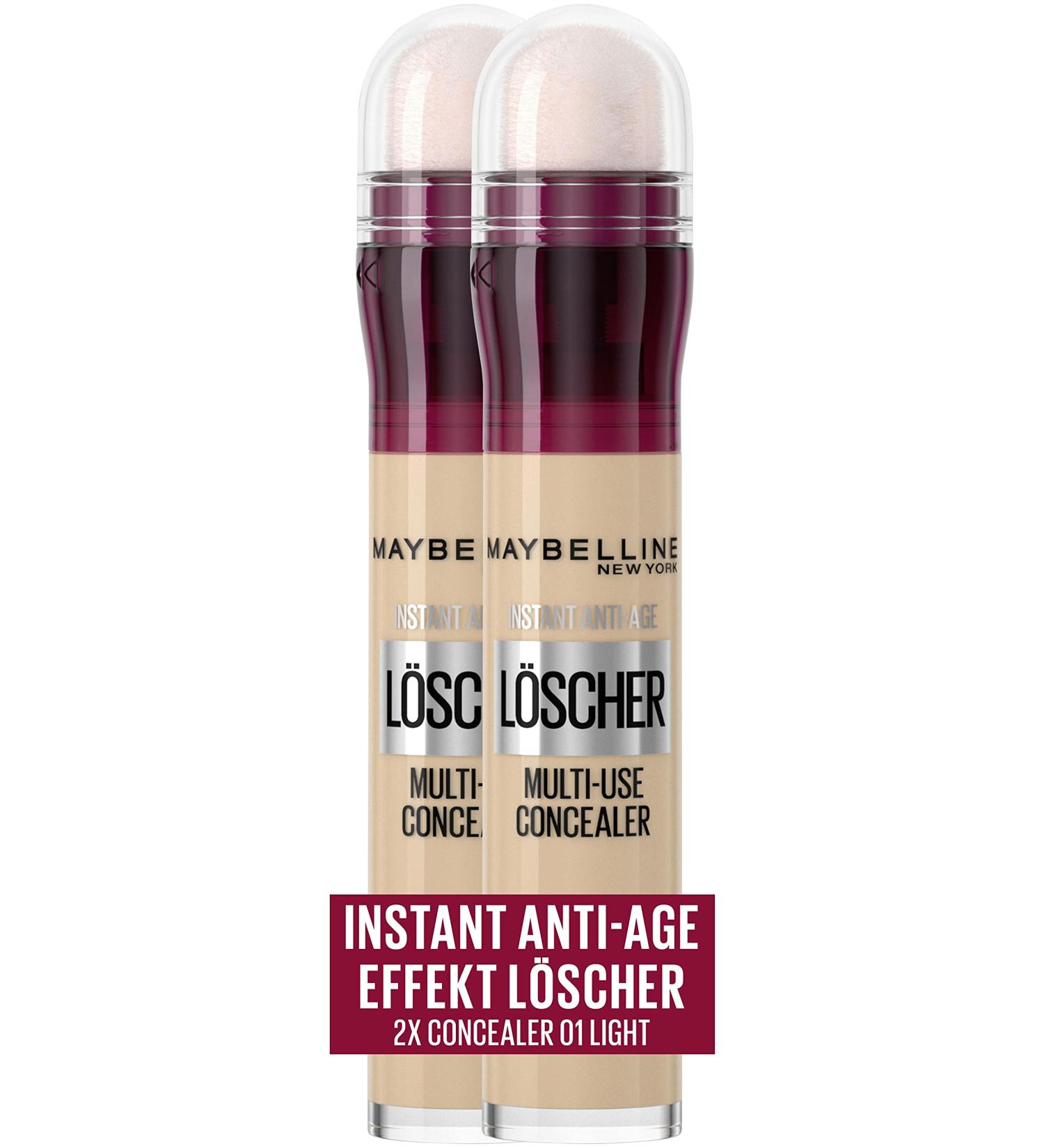 Maybelline New York Instant Anti-Aging Concealer Double Pack - No. 03 Fair | 2 x 6.8 ml | International Shipping Available - Buy Online on SooperMarket.com