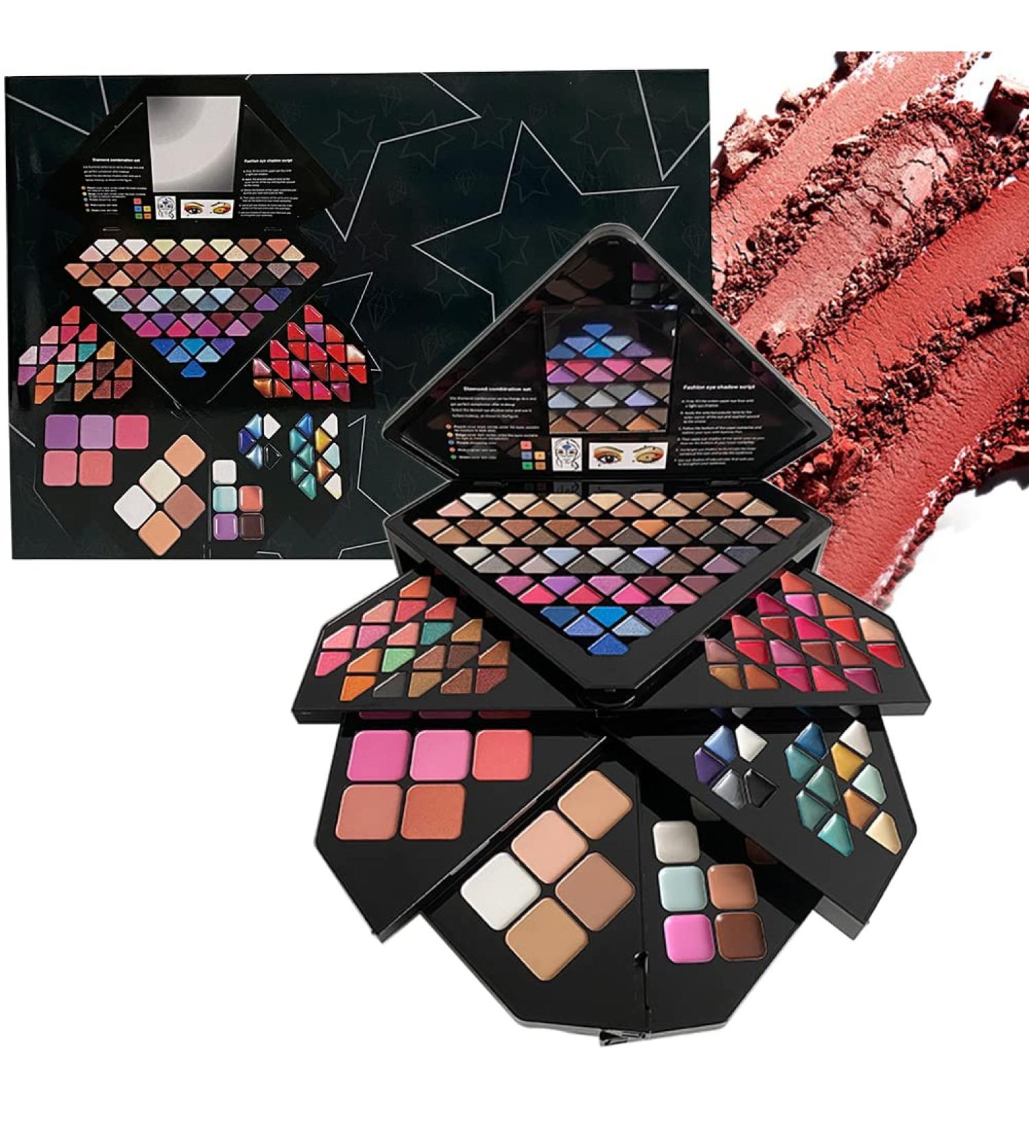VERONNI All-in-One Makeup Kit for Women - 130 Color Palette Set Includes Eyeshadow Lip Gloss Concealer Highlighter & More - Perfect Makeup Gift Kit - Buy Online on SooperMarket.com