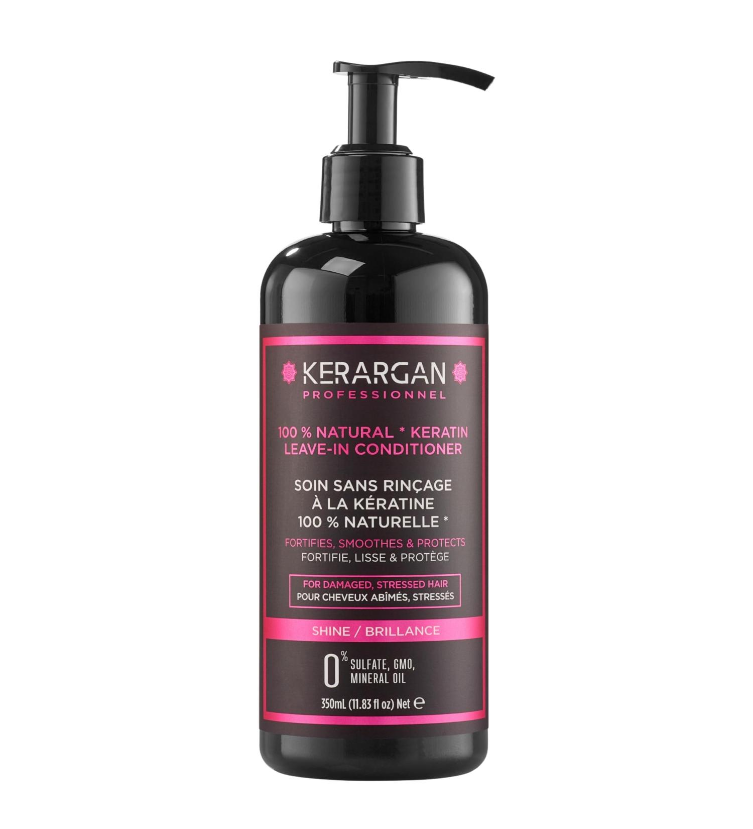 KERARGAN Ultra Repairing Daily Leave-In Keratin Treatment - Nourish & Protect Stressed Hair with Aloe Vera & Argan Oil - Sulfate-Free Non-GMO 11.8 Fl oz - Buy Online on SooperMarket.com