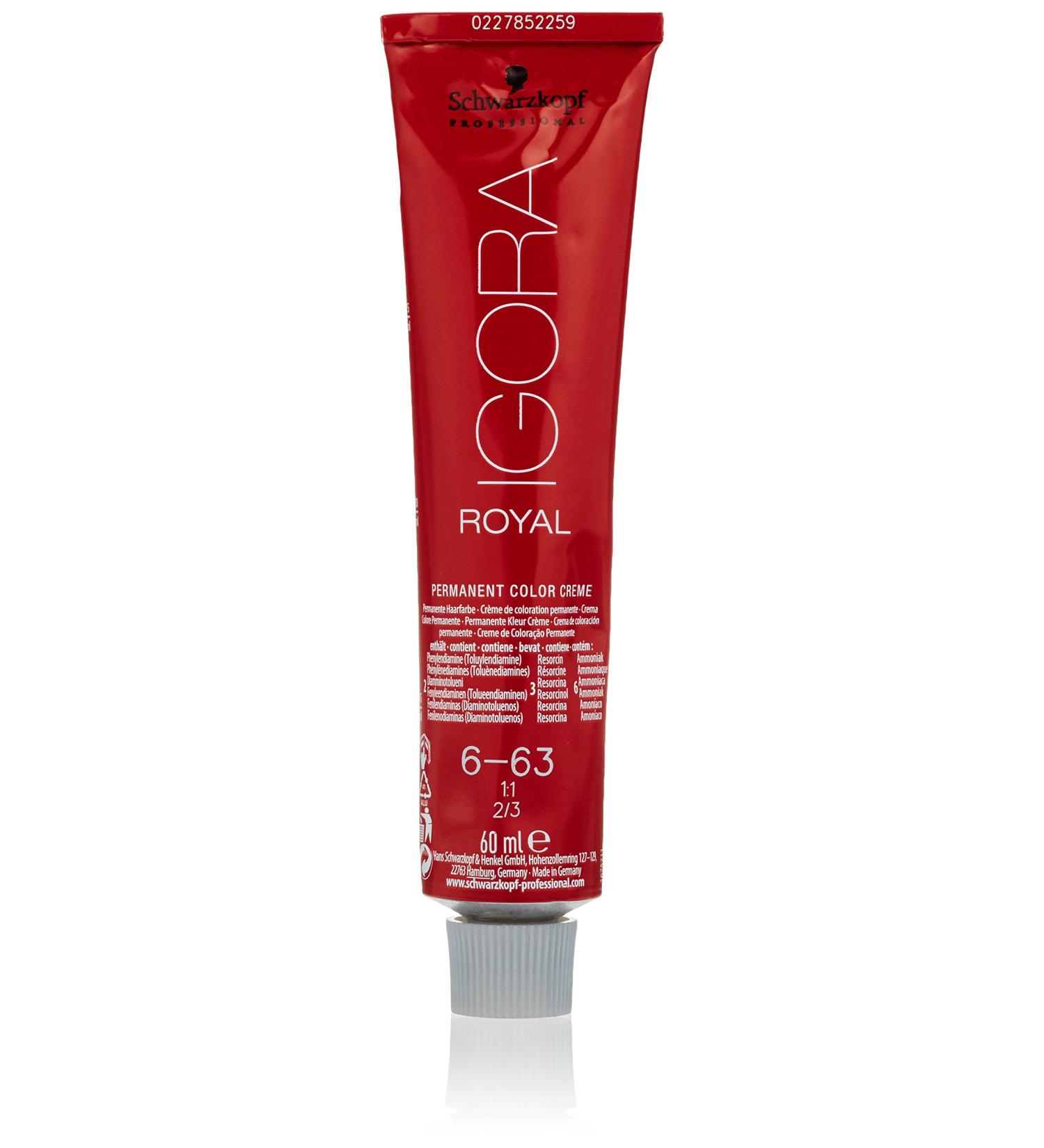Schwarzkopf Igora Royal Hair Color 6-63 Dark Blonde Chocolate Matt - 60g | Premium Quality International Shipping - Buy Online on SooperMarket.com