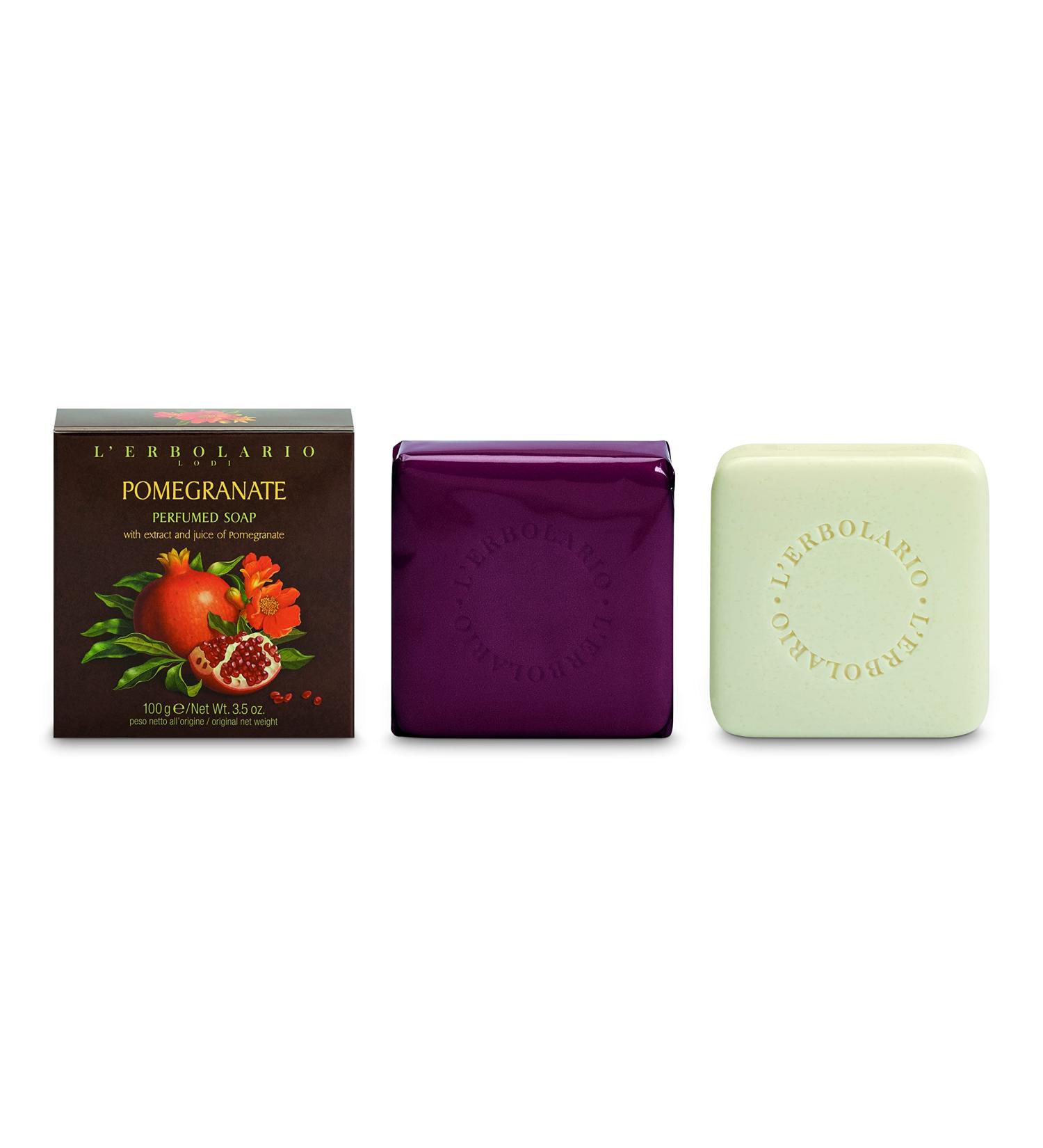 LErbolario Melograno Soap - Natural Pomegranate Fragrance | Buy Online Internationally - Buy Online on SooperMarket.com