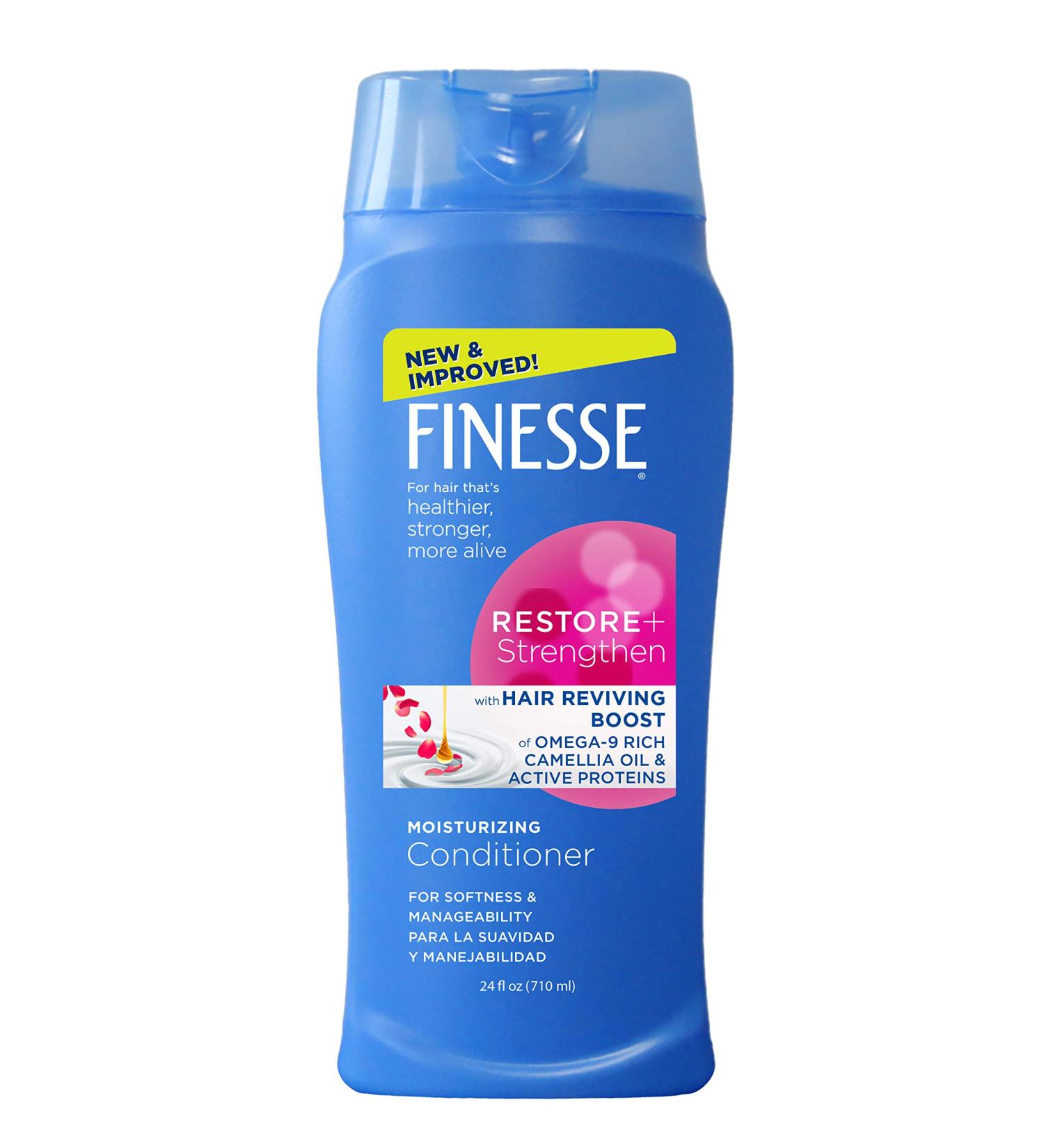 FINESSE Restore + Strengthen Moisturizing Conditioner 24 oz - Hydrating & Repairing Formula for Soft, Healthy Hair - Buy Online on SooperMarket.com