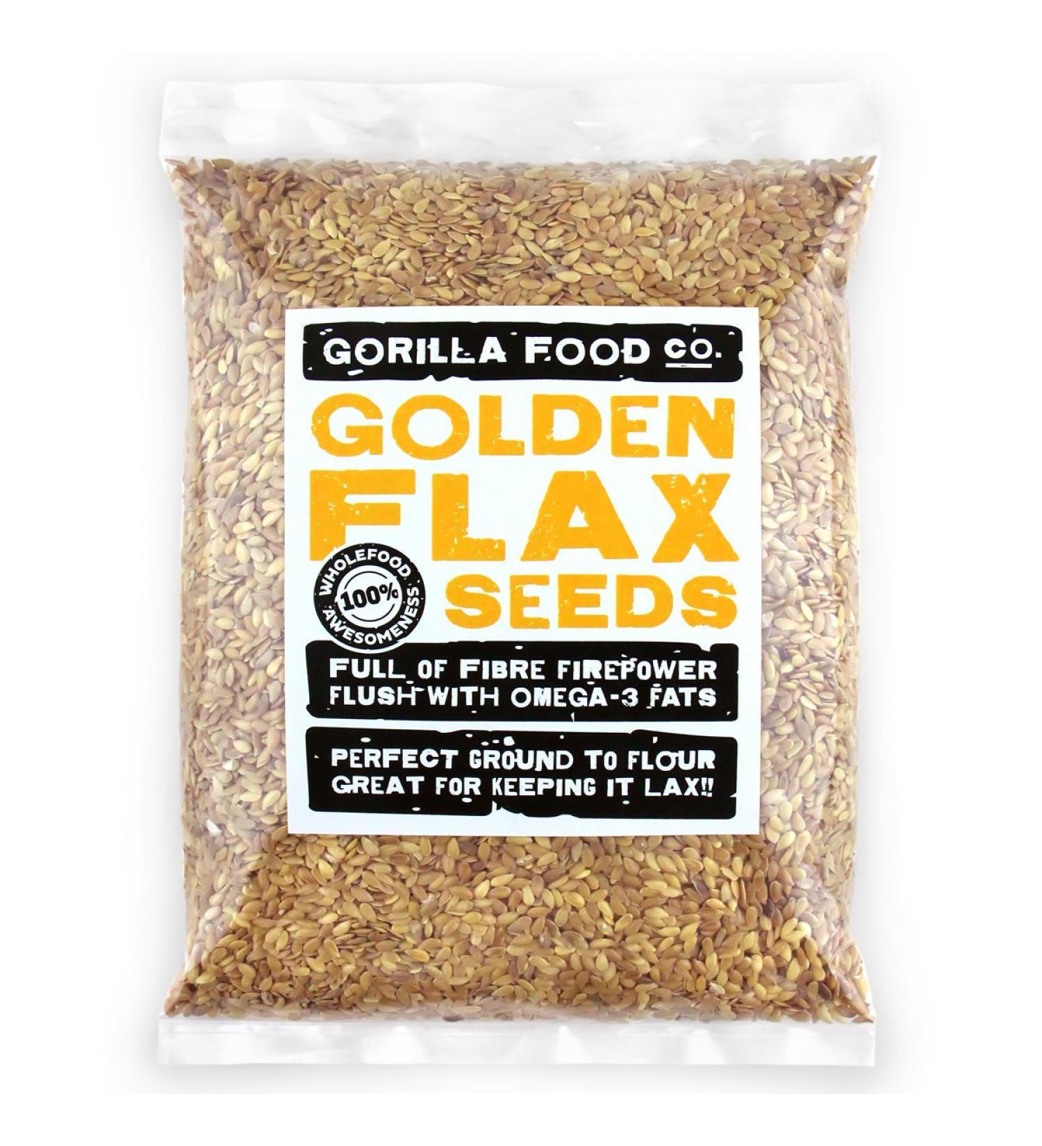 Gorilla Food Co. Golden Flax Seeds (Linseeds) - 400g - Buy Online on SooperMarket.com