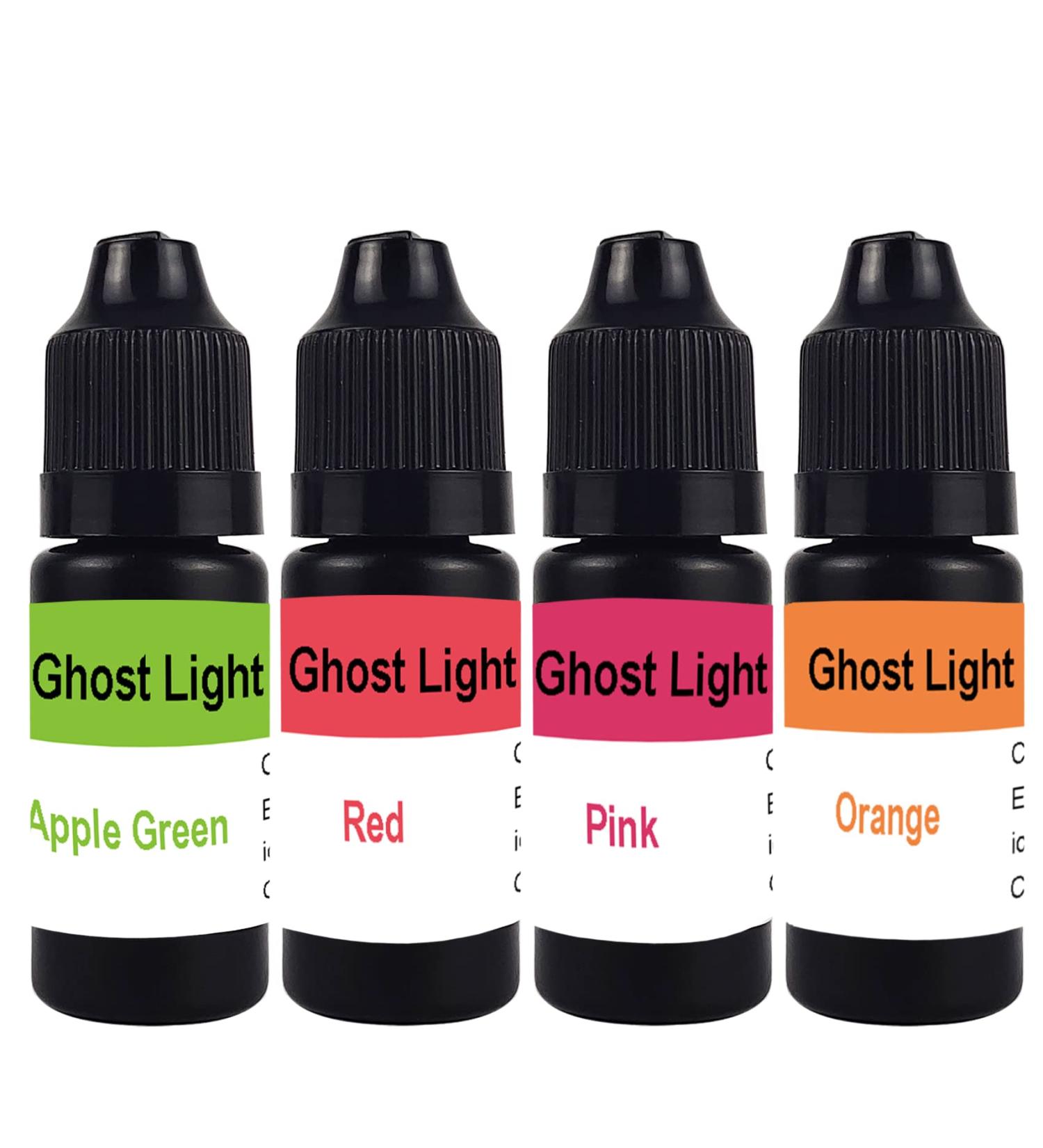 Ghost Light UV Resin 10ml x 4 - 7 Glow in the Dark Colors - Perfect for Luminous Flies - Hot Spots - Trigger Points - Buy Online on SooperMarket.com
