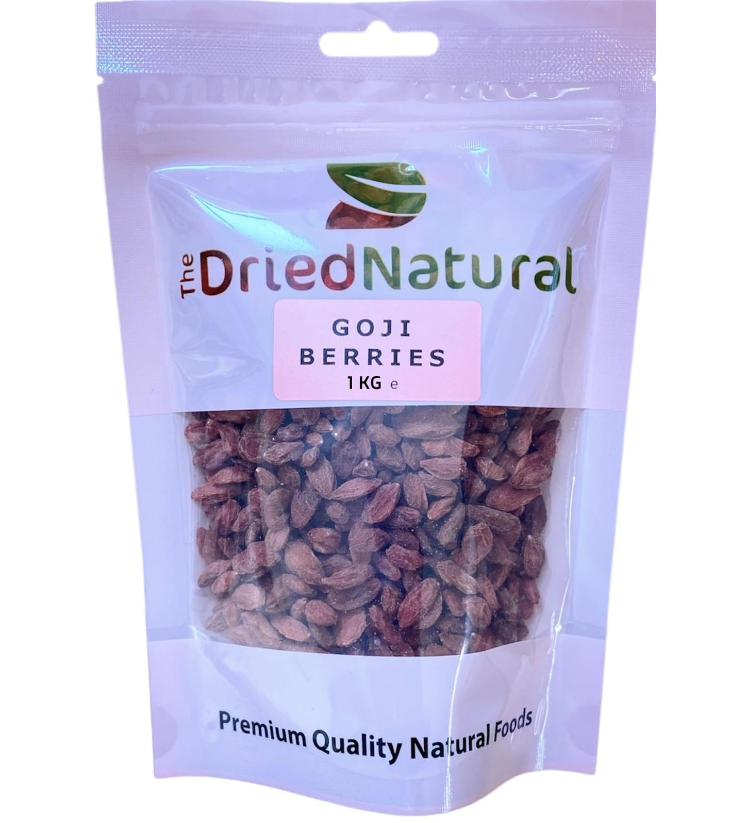Goji Berries 1 KG Dried Wolf Berry Premium Quality Free Post- The Dried Natural - Buy Online on SooperMarket.com