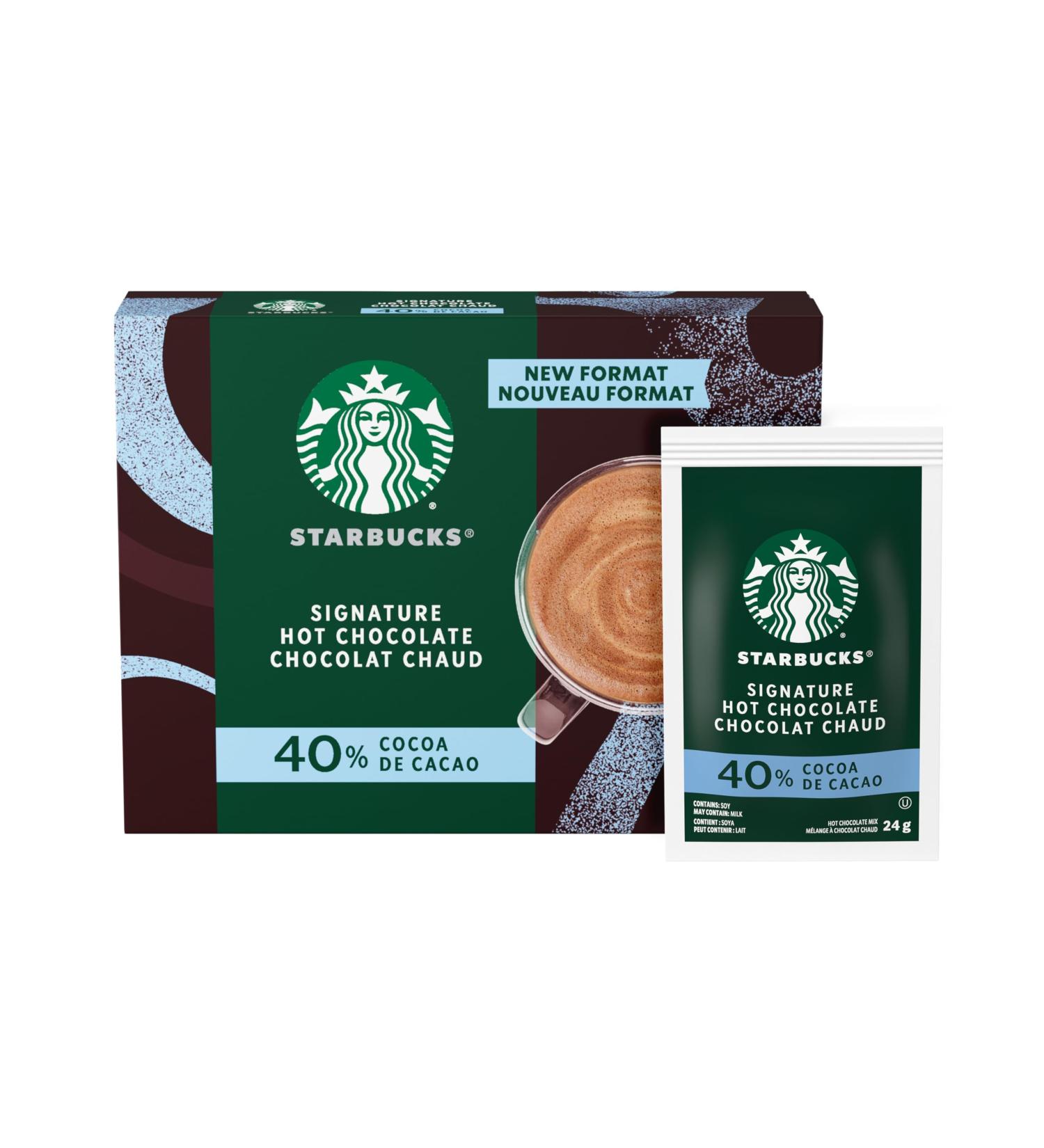 SIGNATURE HOT CHOCOLATE 40% Cocoa Single-serve Sachets Prepared in Canada Rainforest Alliance Sustainably Sourced Cocoa No Artificial Flavours Colours Or Sweeteners - Buy Online on SooperMarket.com