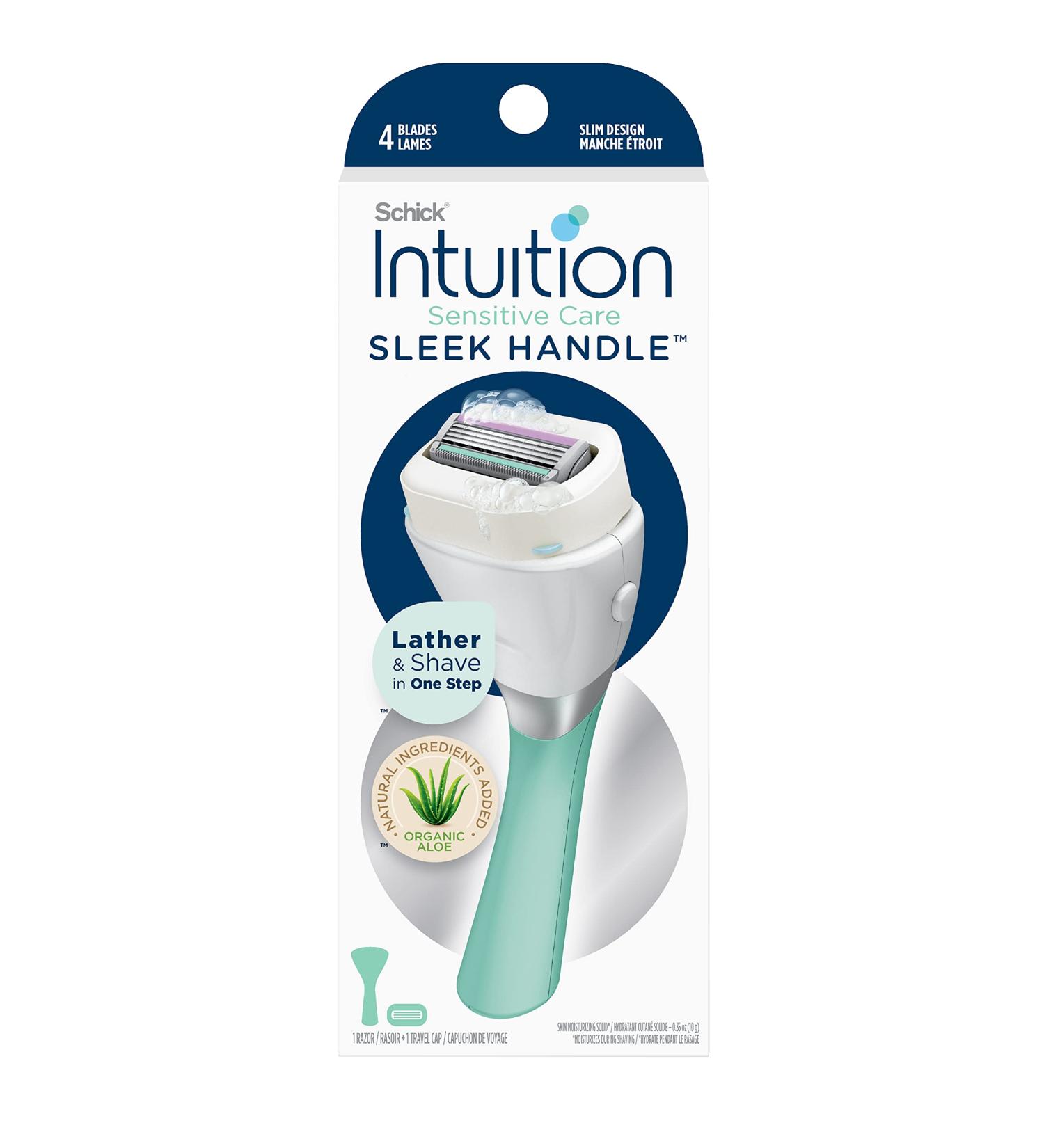 Shop Intuition Sensitive Care Sleek Razor - Best for Smooth Skin | International Shipping Available - Buy Online on SooperMarket.com