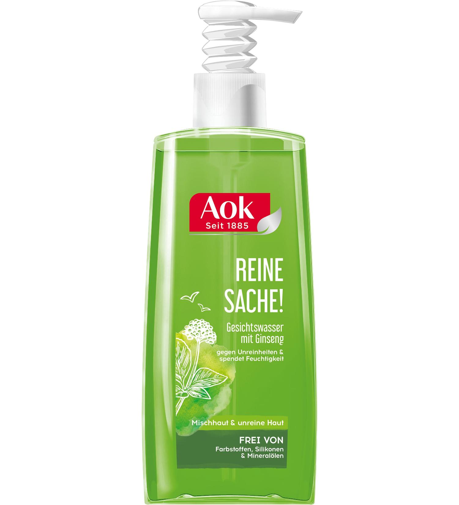 Aok Clarifying Facial Toner with Ginseng Extract - Pack of 6 (200 ml each) | Hydrating & Refreshing Toner for All Skin Types - Buy Online on SooperMarket.com