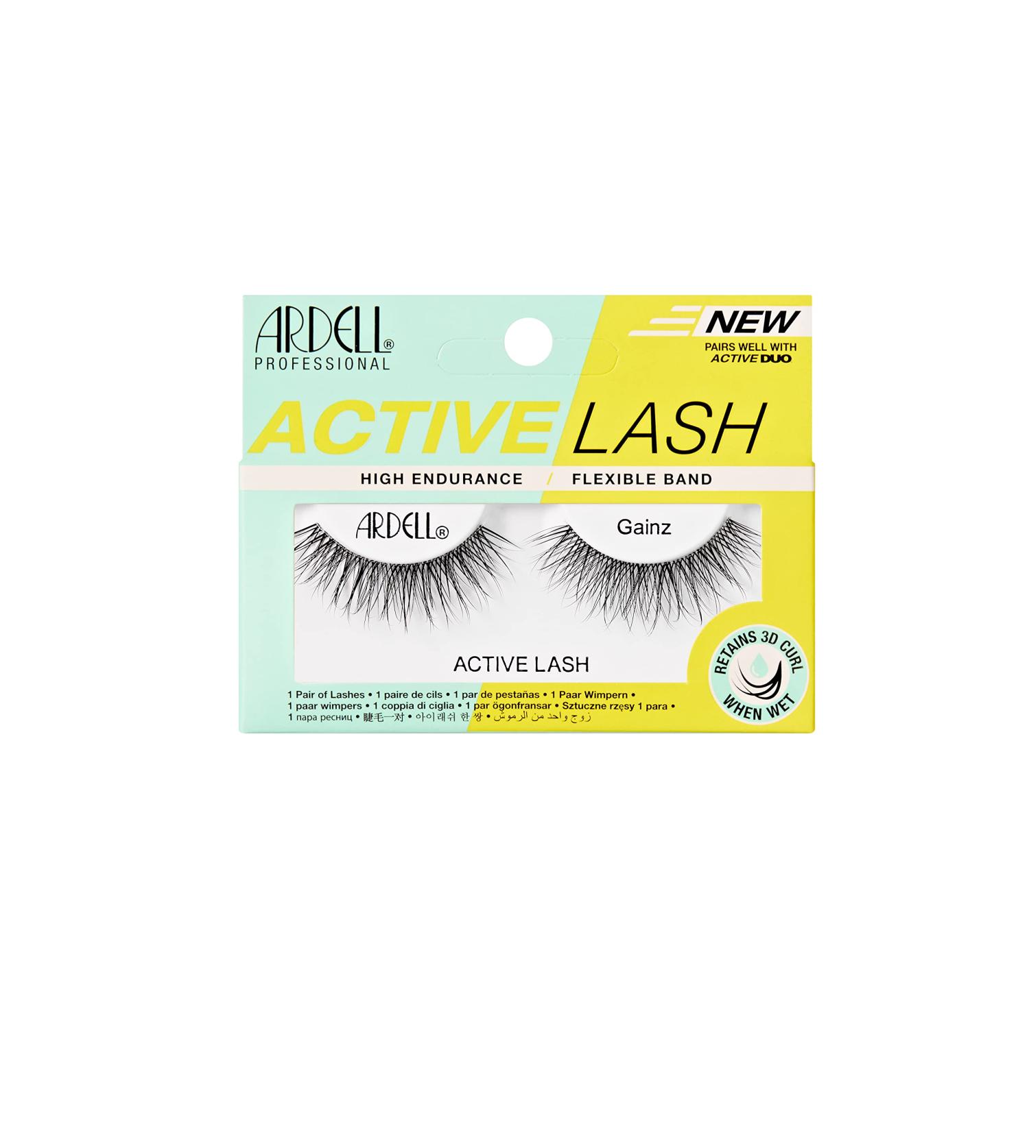 Buy Ardell Active Lash Gainz False Eyelashes - Water Resistant Vegan Friendly Light Volume Medium Length - International Shipping Available - Buy Online on SooperMarket.com