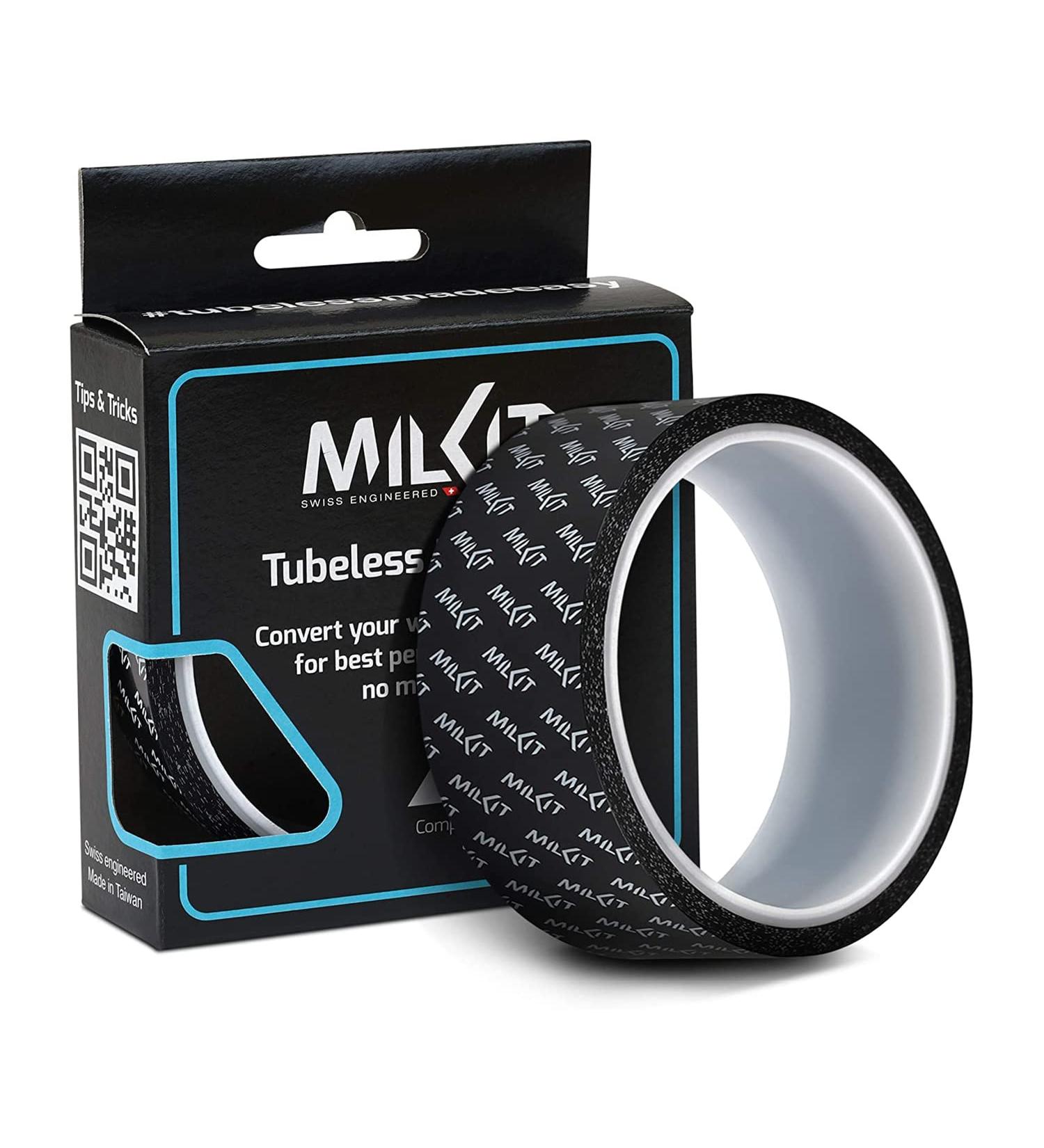 Buy milKit Tubeless Rim Tape - 28 Inch Rim Protection for Road Bikes MTB & Gravel - 10m x 25mm | International Shipping - Buy Online on SooperMarket.com