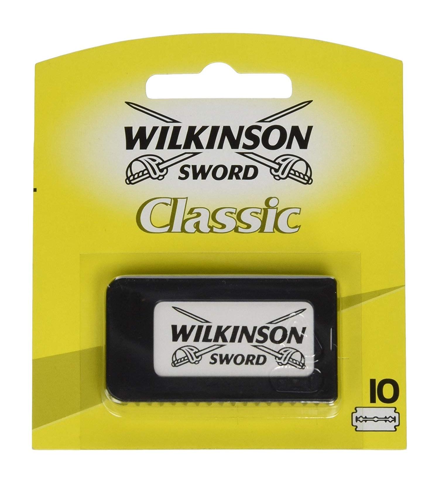 Wilkinson Sword Classic Razor Blades for Men - 10 Pcs | Premium Shaving Blades for a Smooth Shave - Buy Online on SooperMarket.com
