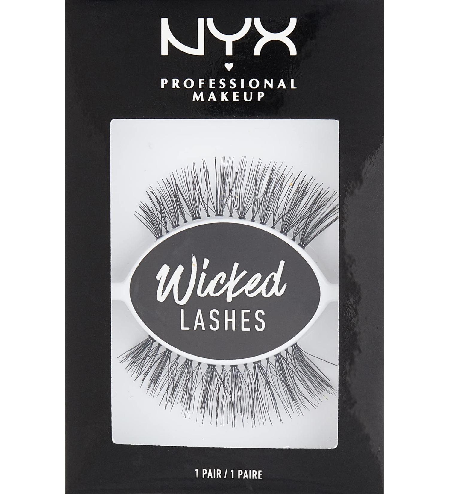 Buy NYX Wicked Lashes Jezebel - Dramatic False Eyelashes for Stunning Looks | International Shipping Available - Buy Online on SooperMarket.com