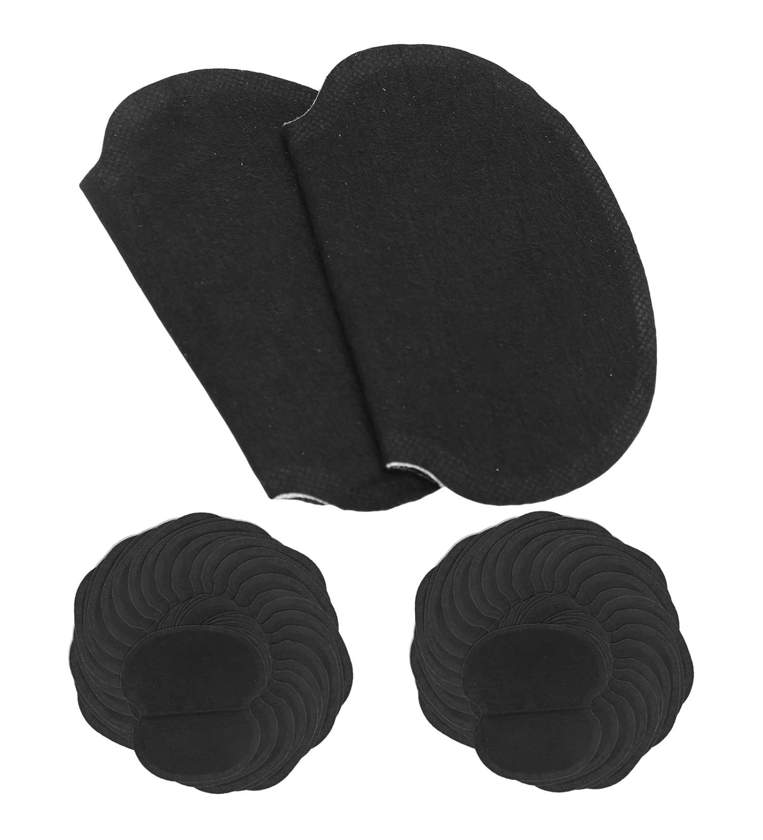 60 Armpit Sweat Pads - Fleece Welding Strips for Dresses | Black Garment Protection - Buy Online on SooperMarket.com