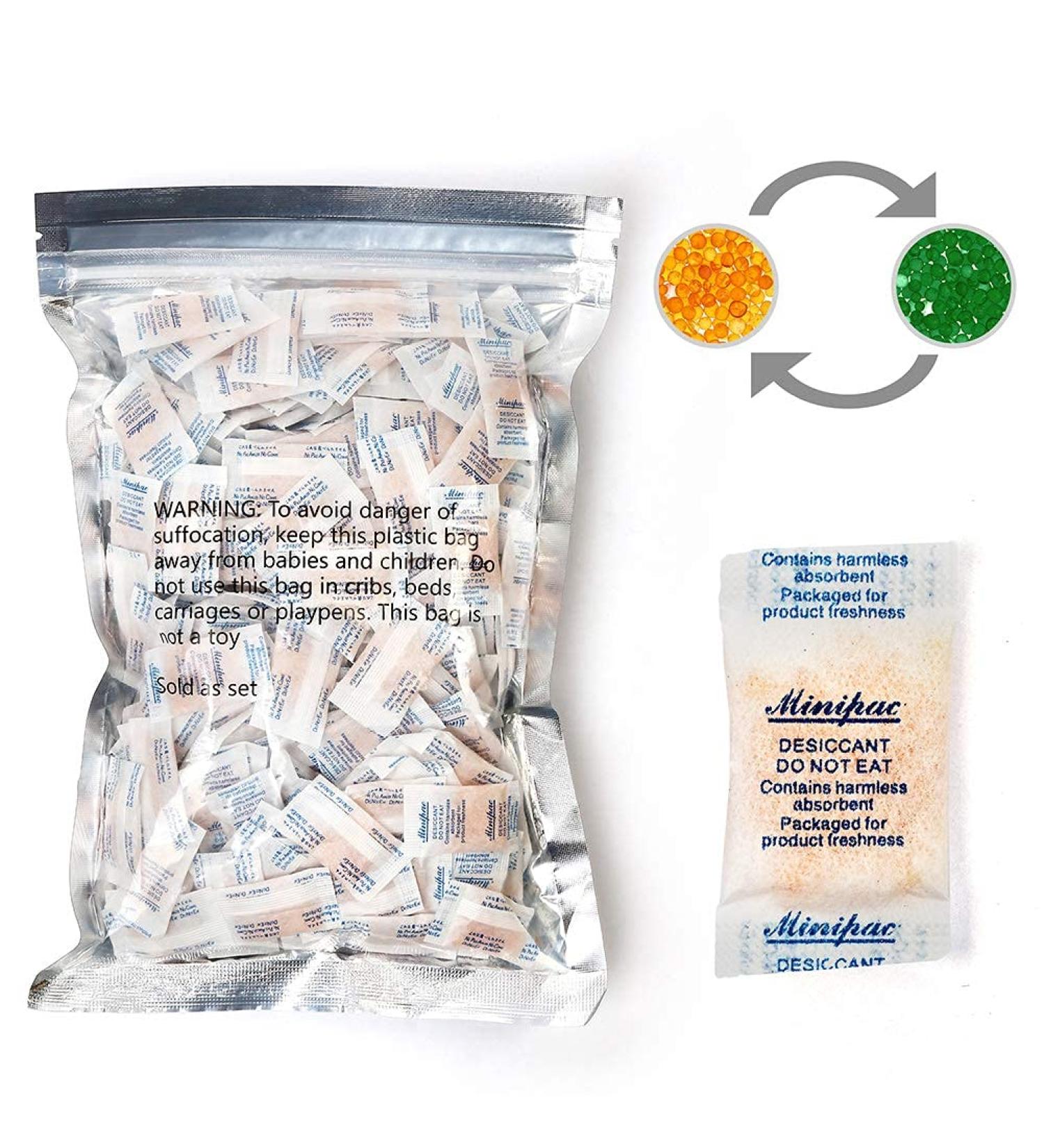 LotFancy Desiccant Silica Gel - 155g Moisture Absorber Safe & Odorless for International Shipping - Buy Online on SooperMarket.com