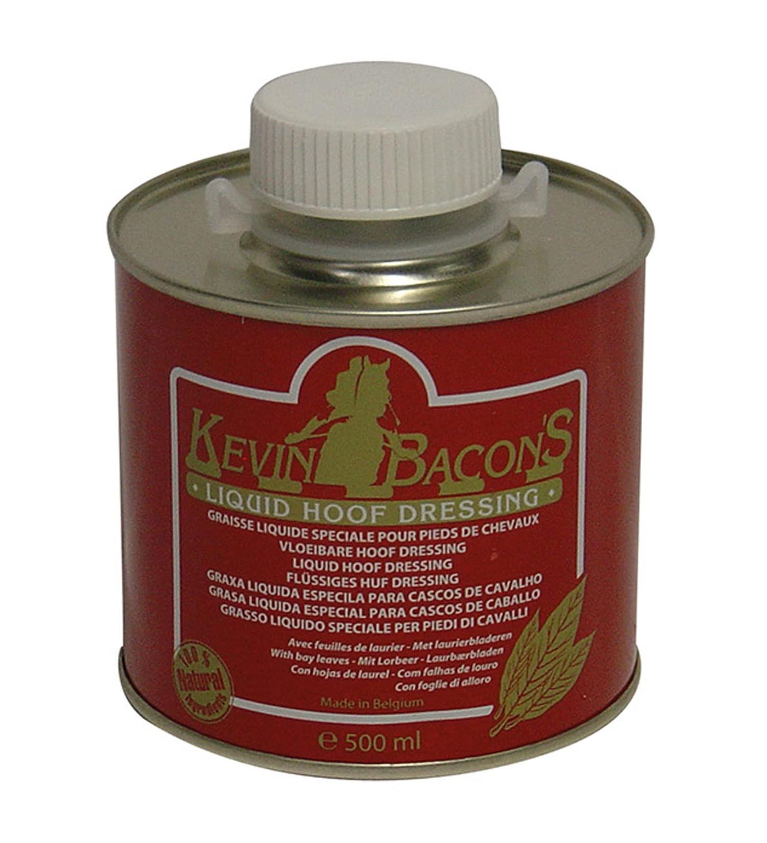 Kevin Bacon s Liquid Hoof Dressing |500 ml |Hoof care product for horses |Oil to improve the hoof property |100% natural |To protect the horn from moisture colorless 500 ml