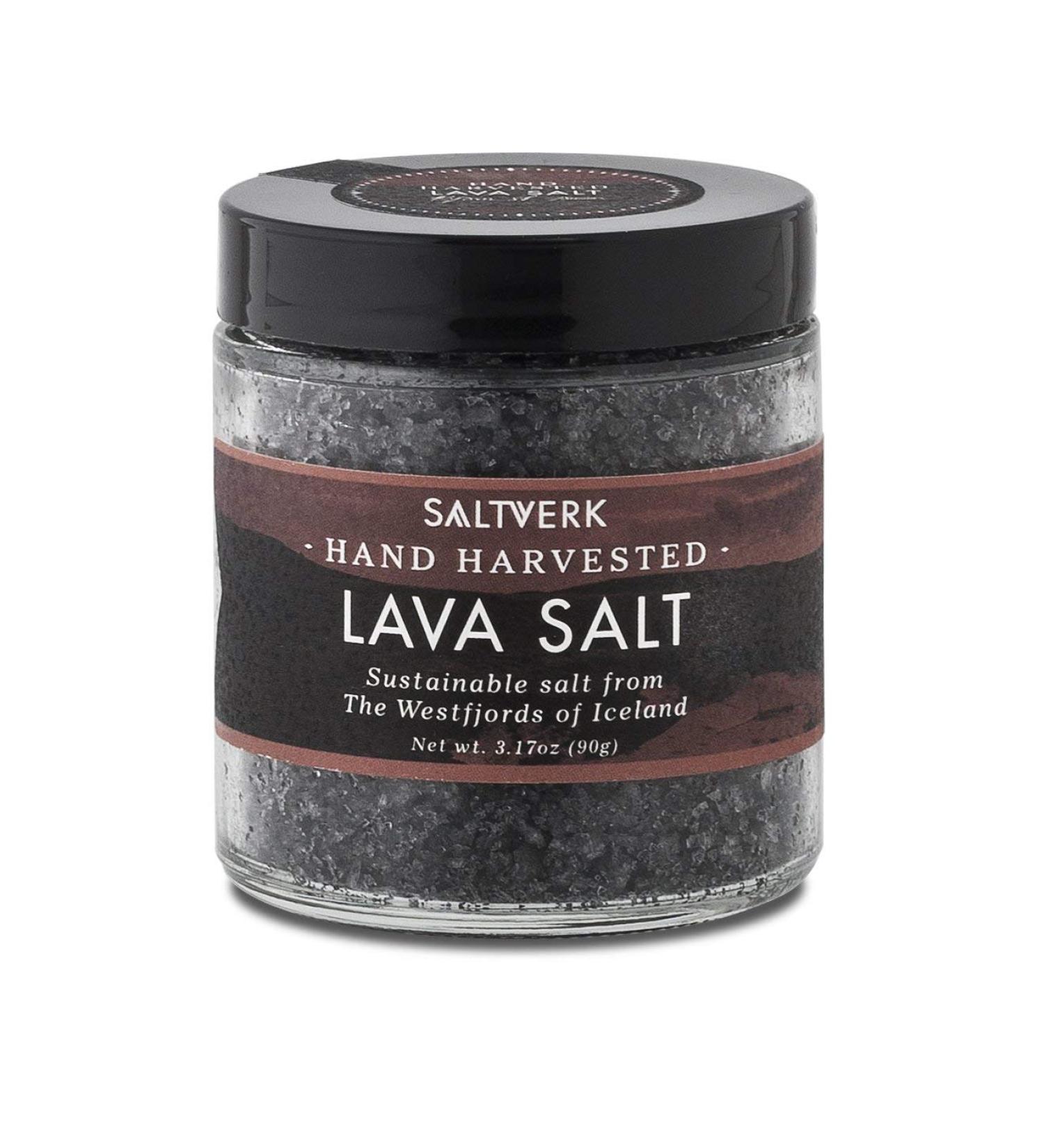Saltverk Lava Sea Salt - Handcrafted Gourmet Flakes (3.17 oz) - Buy Online on SooperMarket.com