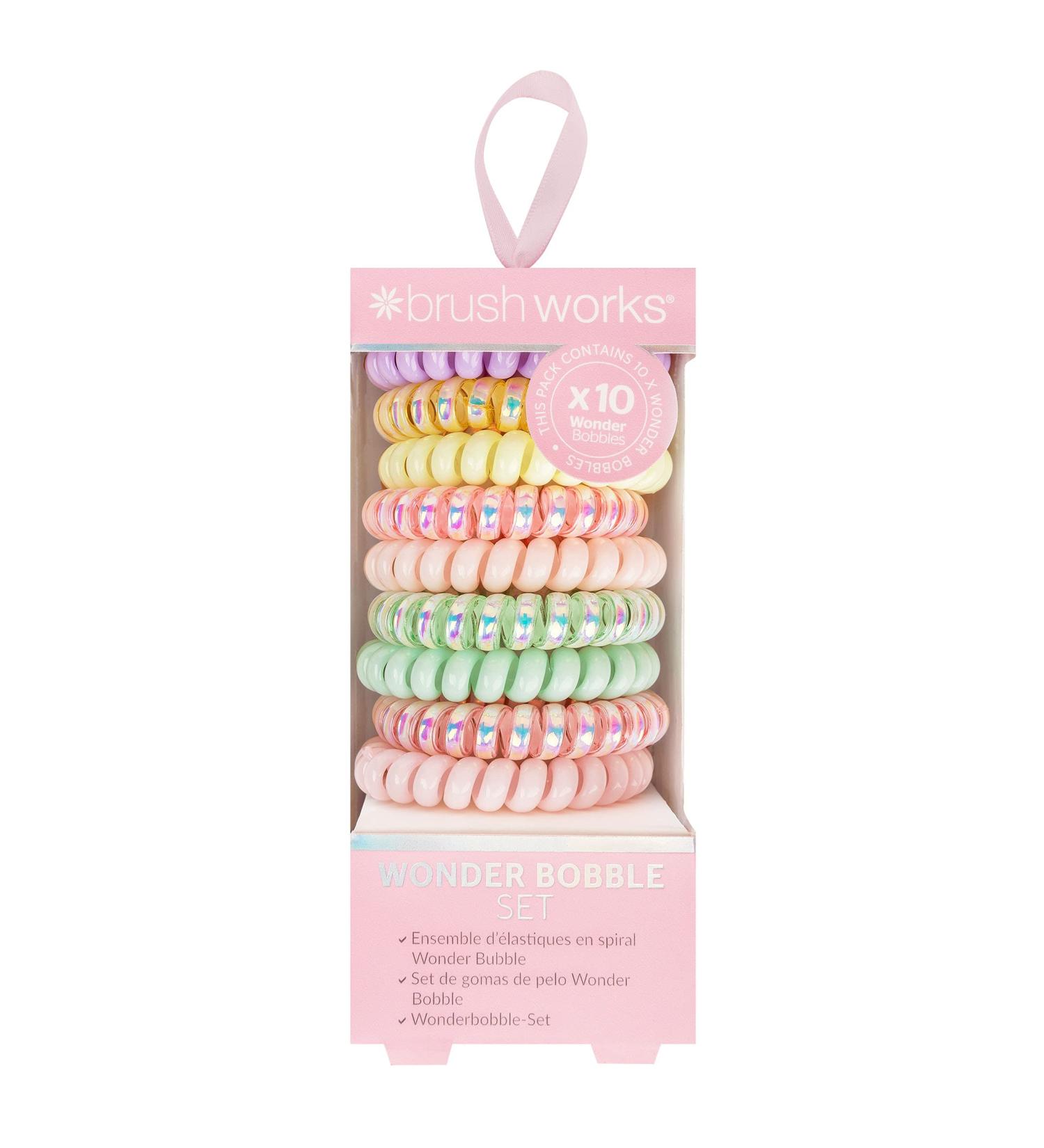 Brushworks Pastel Wonder Bobble Set One Size Pink - Buy Online on SooperMarket.com