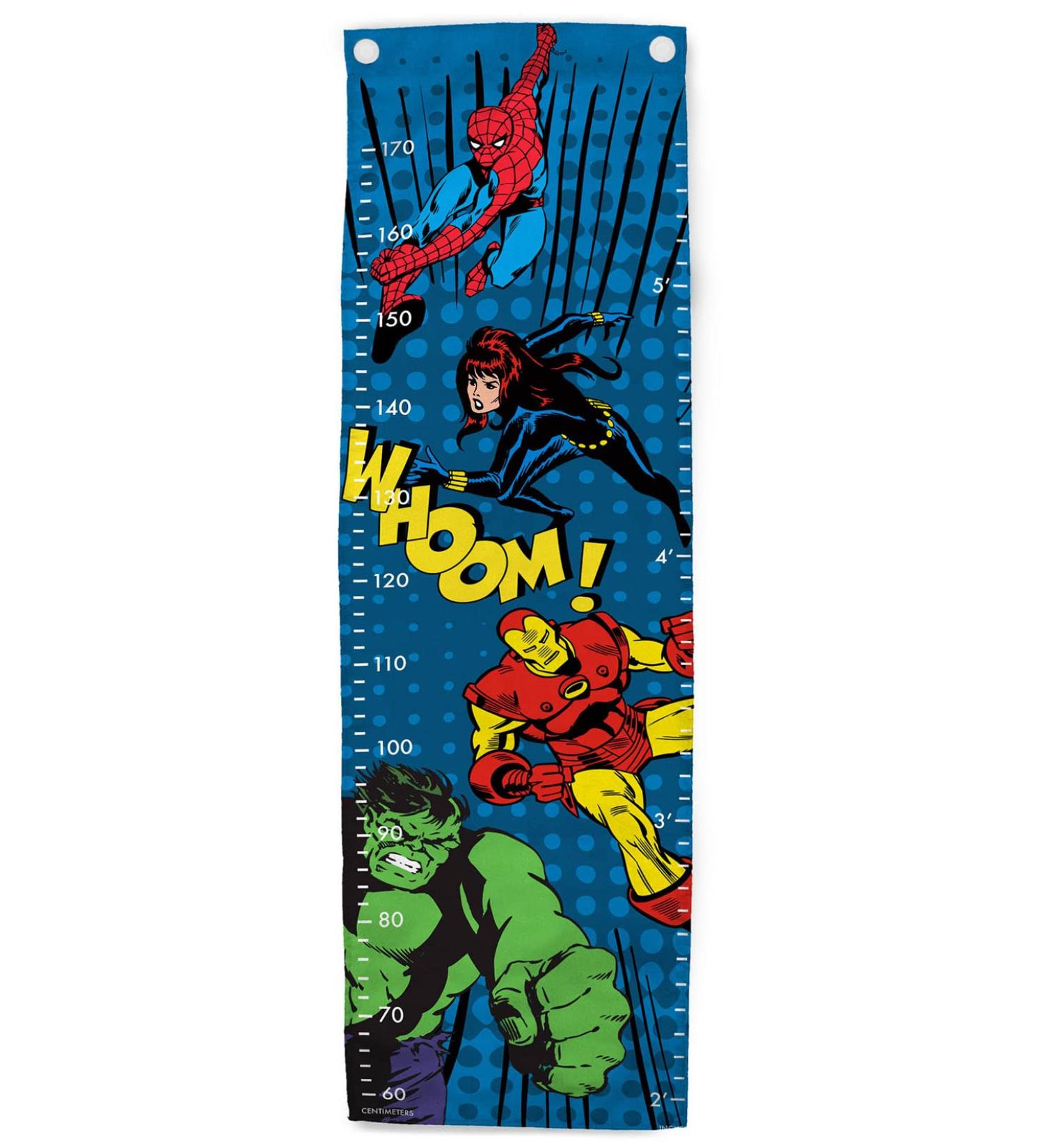 Marvel Avengers Whoom 170cm Height Kids Growth Chart Blue - Poly-Canvas - Buy Online on SooperMarket.com